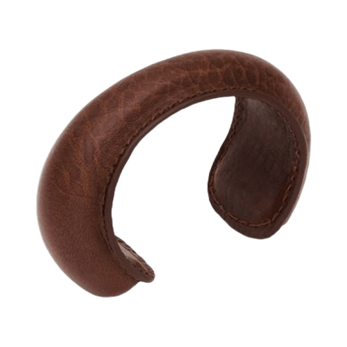 Saint Laurent Paris oc11z0226 776550 Size: OS / Cushion Cuff in Leather in Brown Size ONE SIZE - 1 Preview
