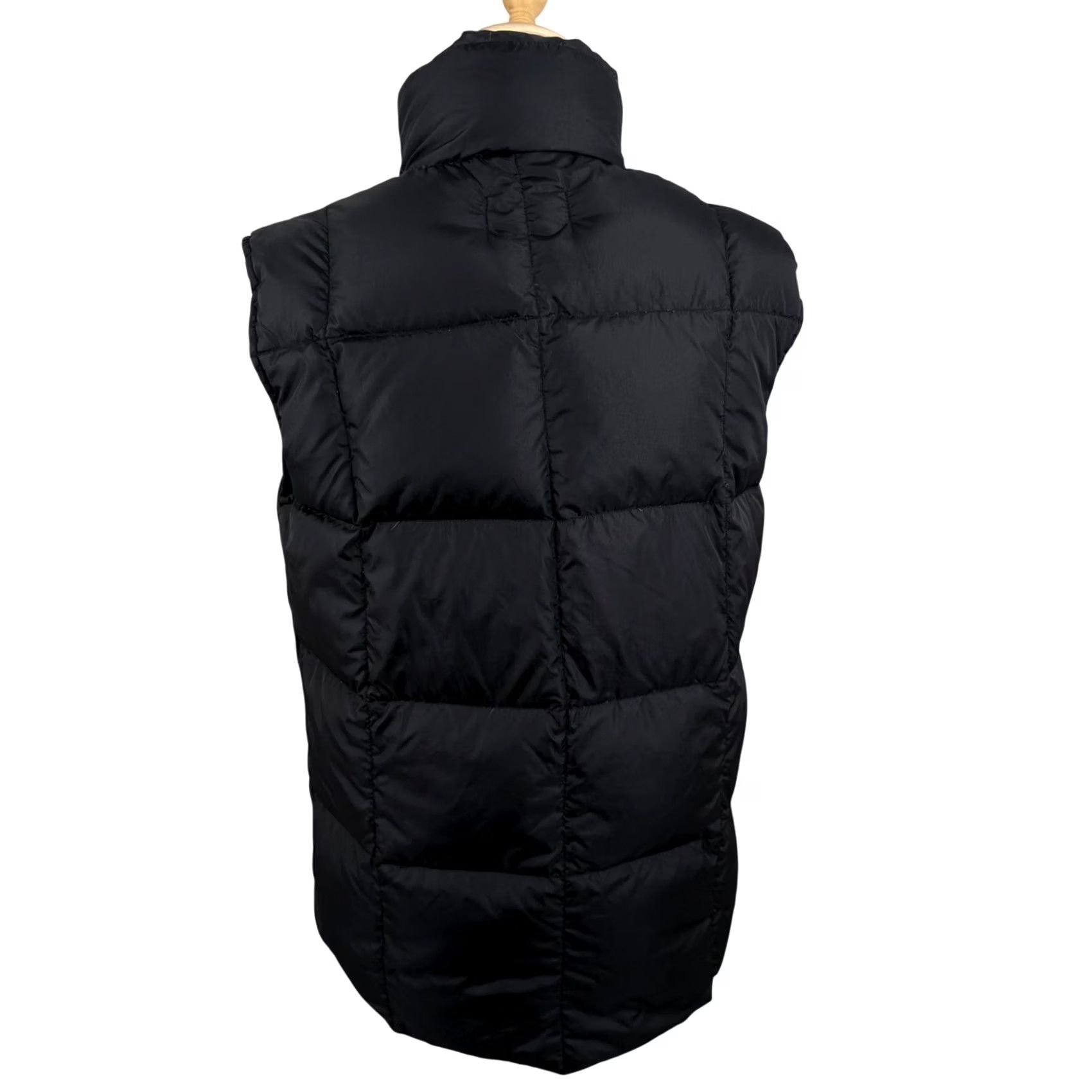 Lands' End Lands' End Puffer Vest - Black Goose Down Quilted - 90s Gorpcore Style Size S / US 4 / IT 40 - 3 Thumbnail