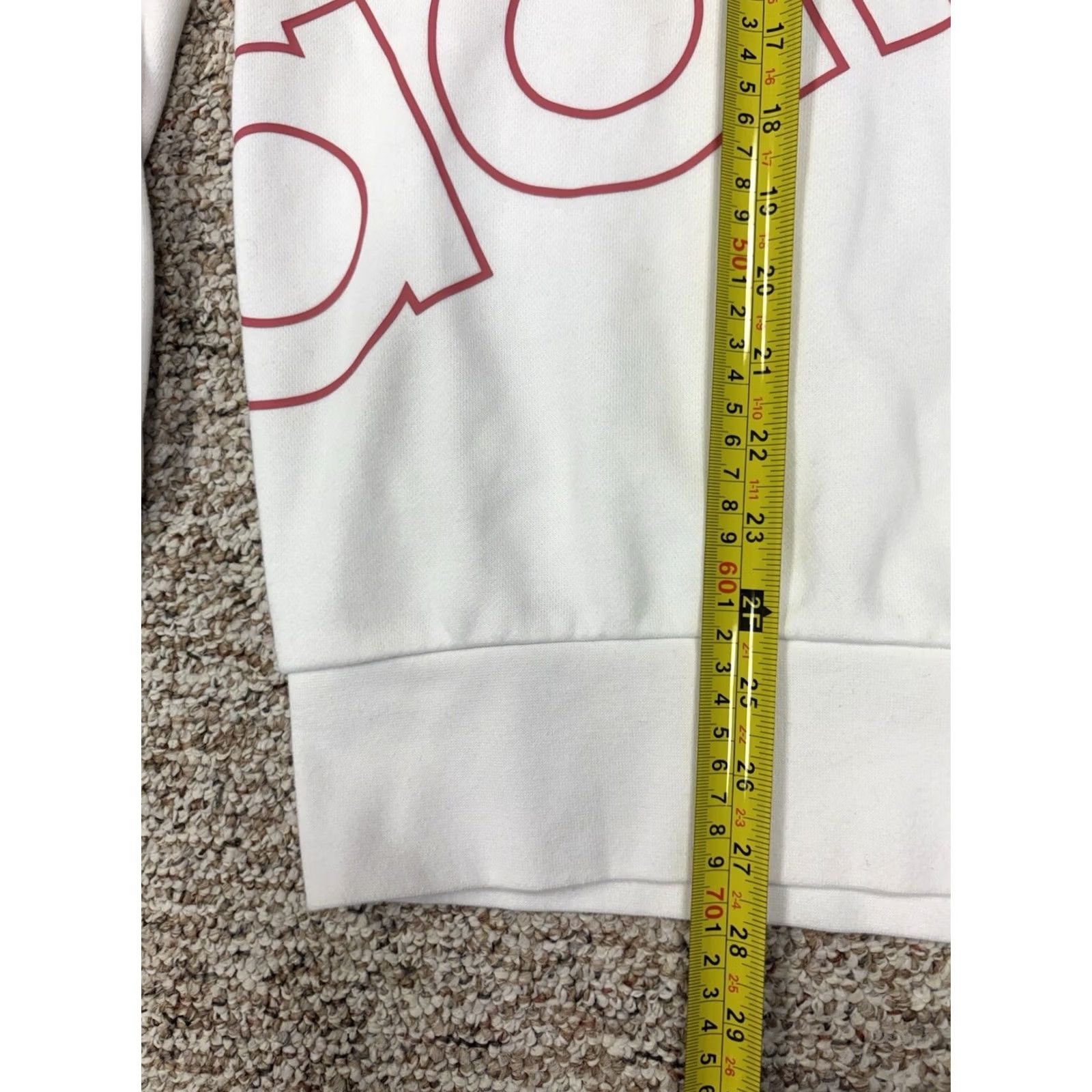 Adidas Adidas Sweatshirt Womens M White Big Logo Crewneck Pullover Athletic Shirt Style Regular Clothing Clothing Size M / US 6-8 / IT 42-44 - 7 Thumbnail