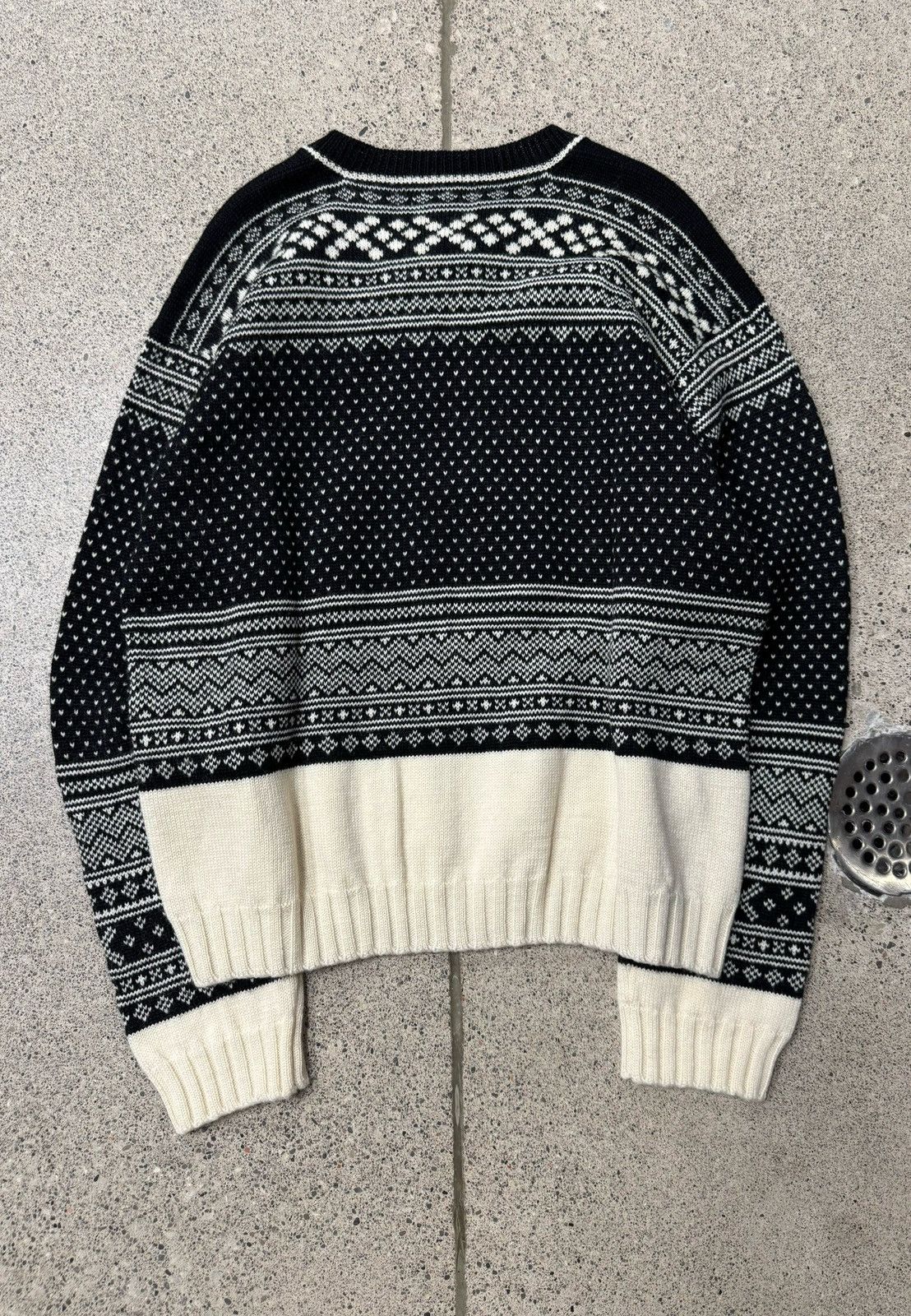 Yohji Yamamoto SAMPLE AW1998 Yohji Yamamoto Pour Homme Nordic Wool Sweater Size US M / EU 48-50 / 2 - 4 Thumbnail