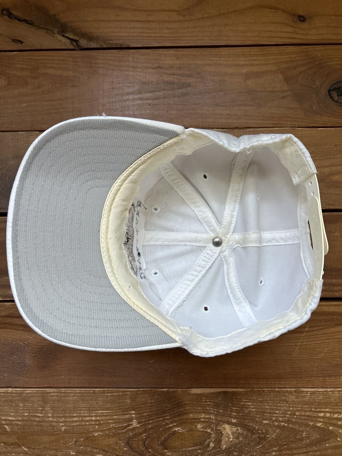 Vintage Vintage 80s 90s Devils Lake White Snapback Hat Size ONE SIZE - 3 Thumbnail
