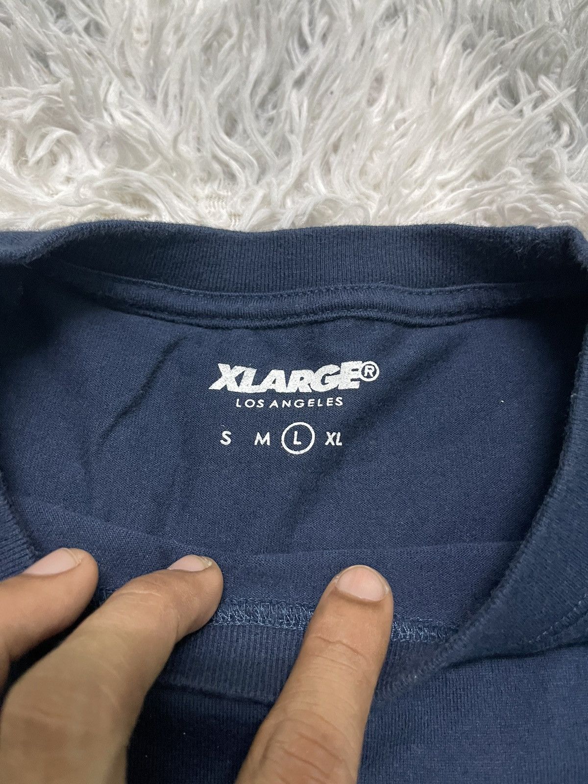 Japanese Brand XLARGE DUCK CAMO SPELL OUT TEES Size US L / EU 52-54 / 3 - 8 Thumbnail