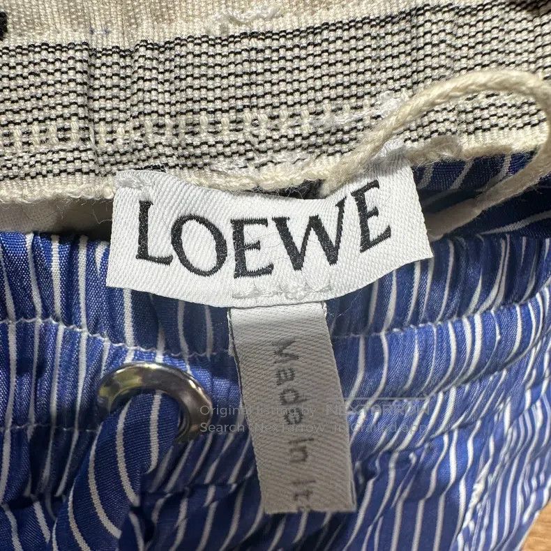 Loewe Loewe size XS Striped logo drawstring shorts Size 24" / US 00 / IT 34 - 3 Thumbnail