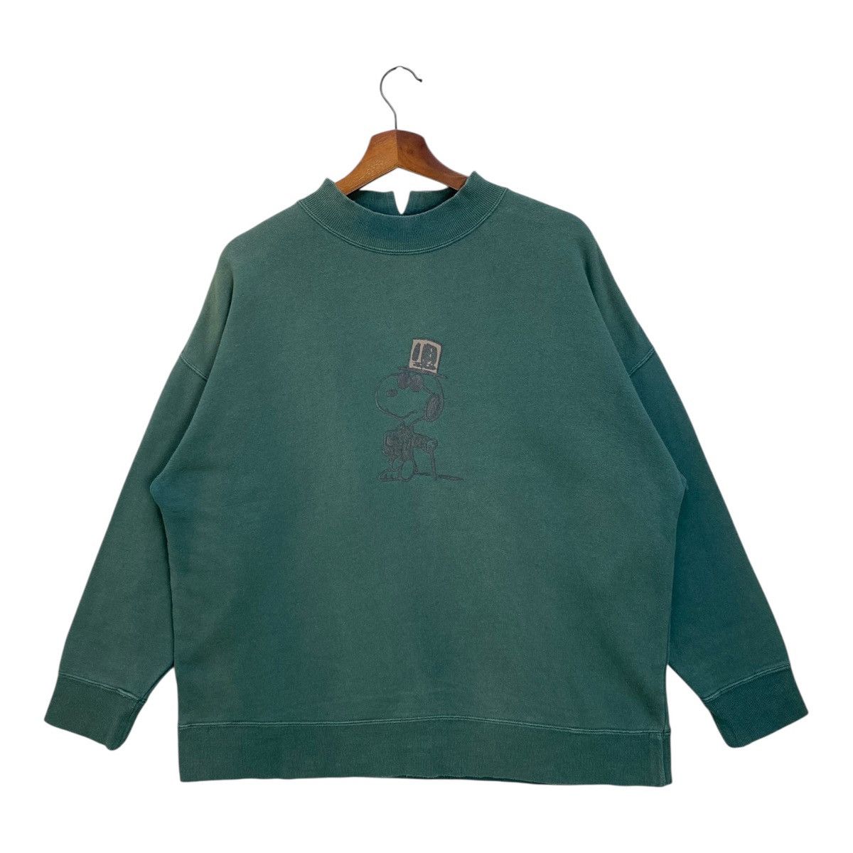 Peanuts Vintage Peanuts Snoopy Sweatshirt Big Logo Pullover Size L Size US L / EU 52-54 / 3 - 1 Thumbnail