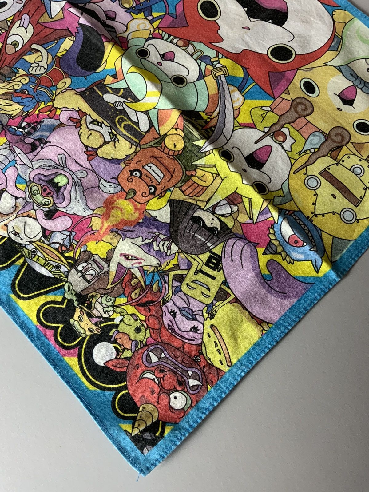 Japanese Brand Vintage Bandai Japan Made Cartoon Handkerchief Size ONE SIZE - 6 Thumbnail
