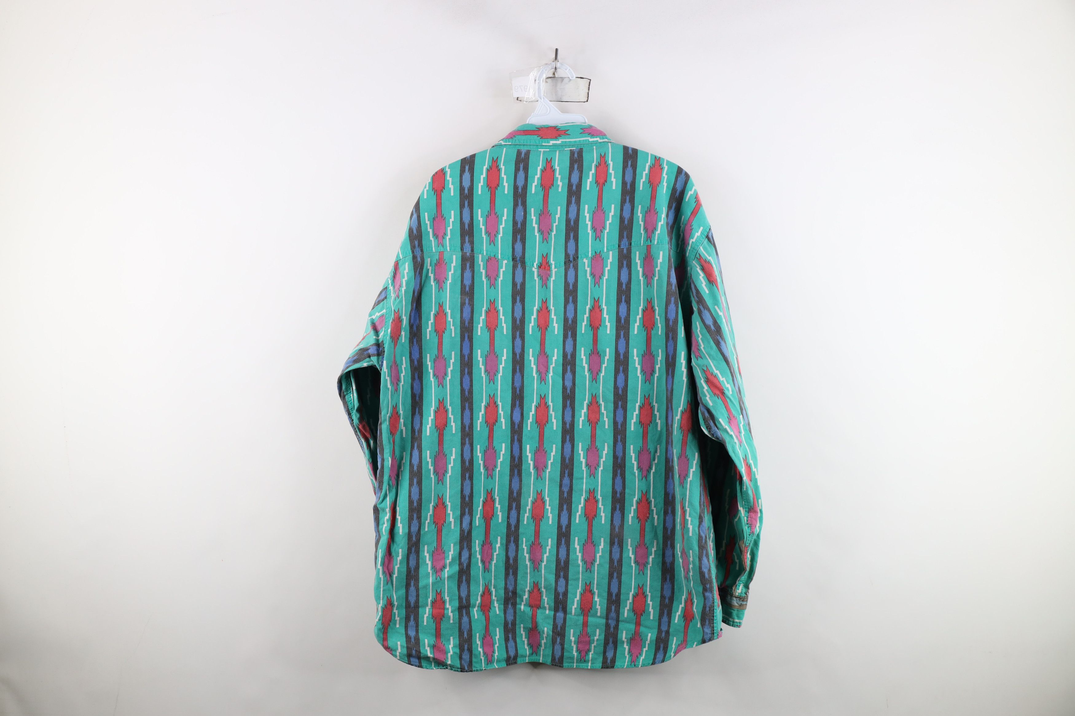Vintage Vintage 90s Streetwear Rodeo Cowboy Button Shirt Cotton Size US L / EU 52-54 / 3 - 12 Thumbnail