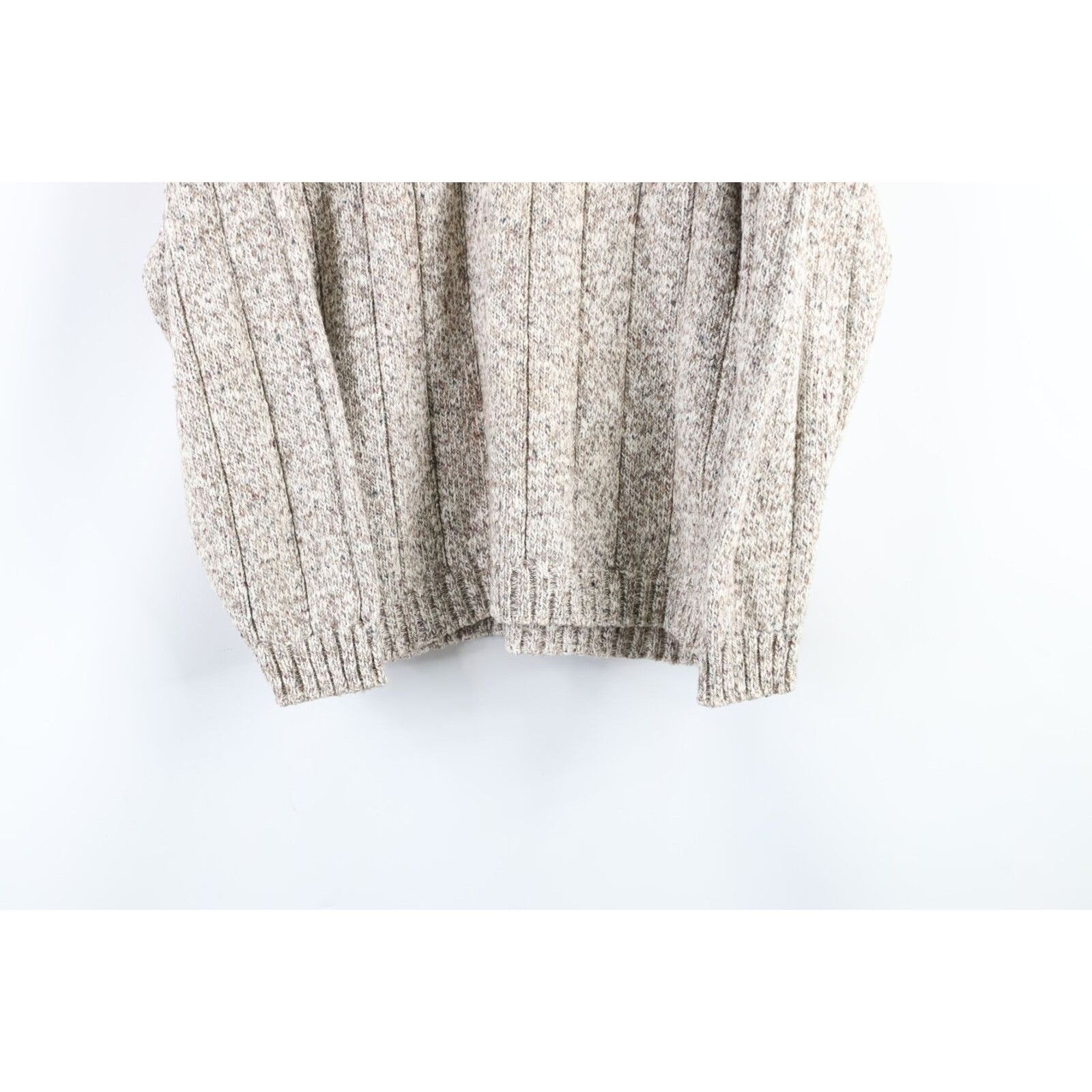 Vintage Vintage 90s Streetwear Wool Blend Knit Henley Sweater Size L / US 10 / IT 46 - 3 Thumbnail