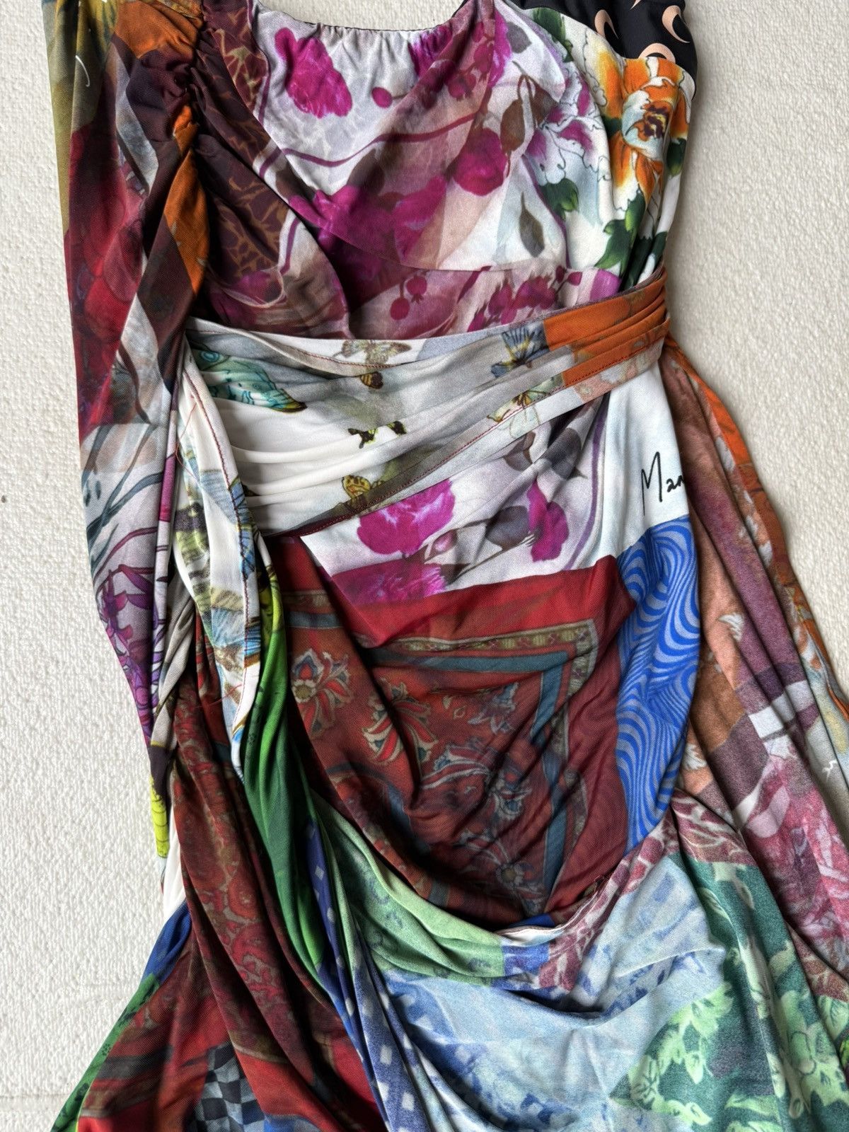 Marine Serre Marine Serre Jersey Body Shelter Draped Skirt Size 25" / US 0 / IT 36 - 3 Thumbnail