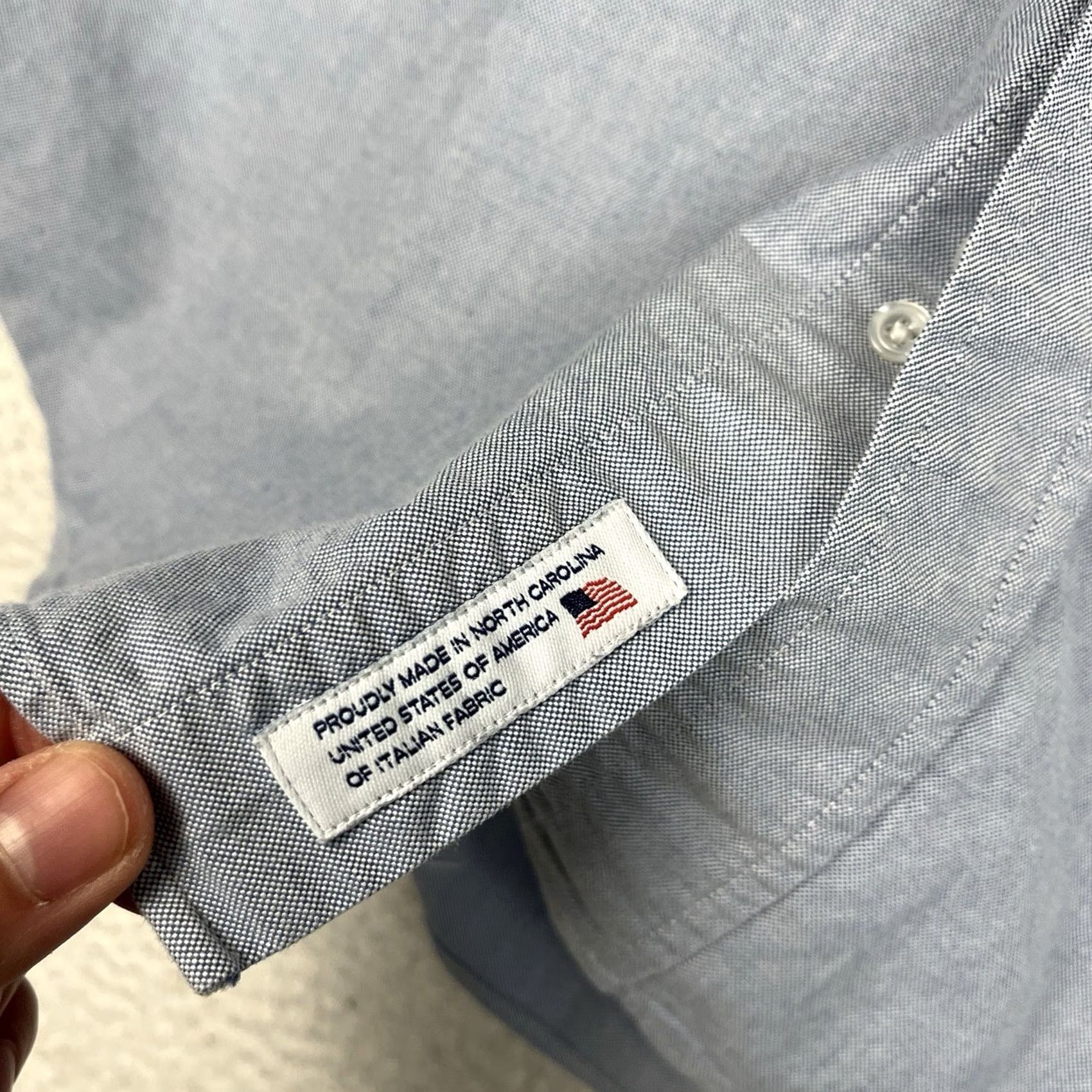 Brooks Brothers VINTAGE Brooks Brothers Regent Shirt 16-33 Blue Oxford Cotton USA Made Size US L / EU 52-54 / 3 - 5 Thumbnail