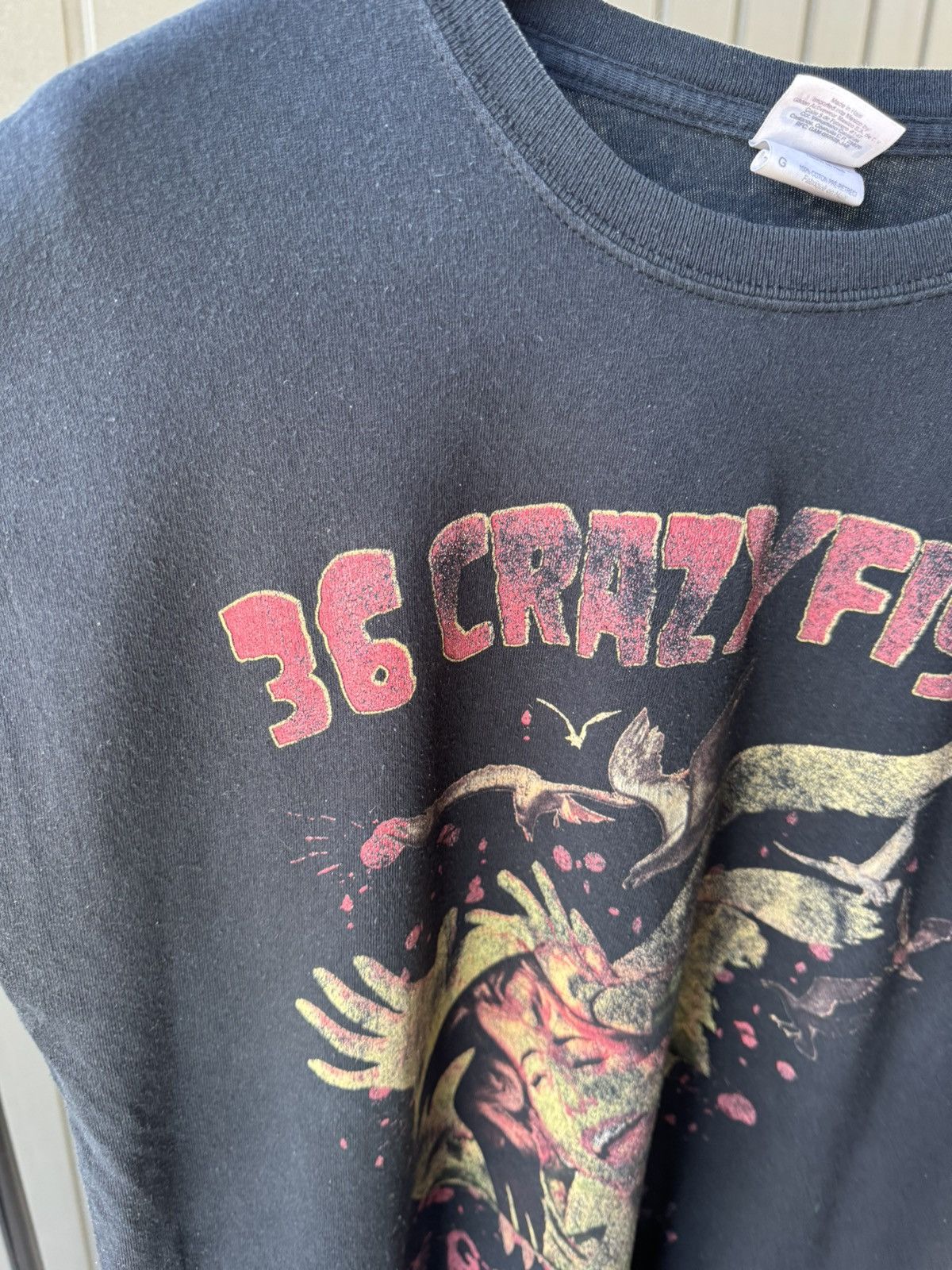 Band Tees × Vintage Crazy Fists 36 We GaveIt Hell Vintage tee Size US L / EU 52-54 / 3 - 10 Thumbnail
