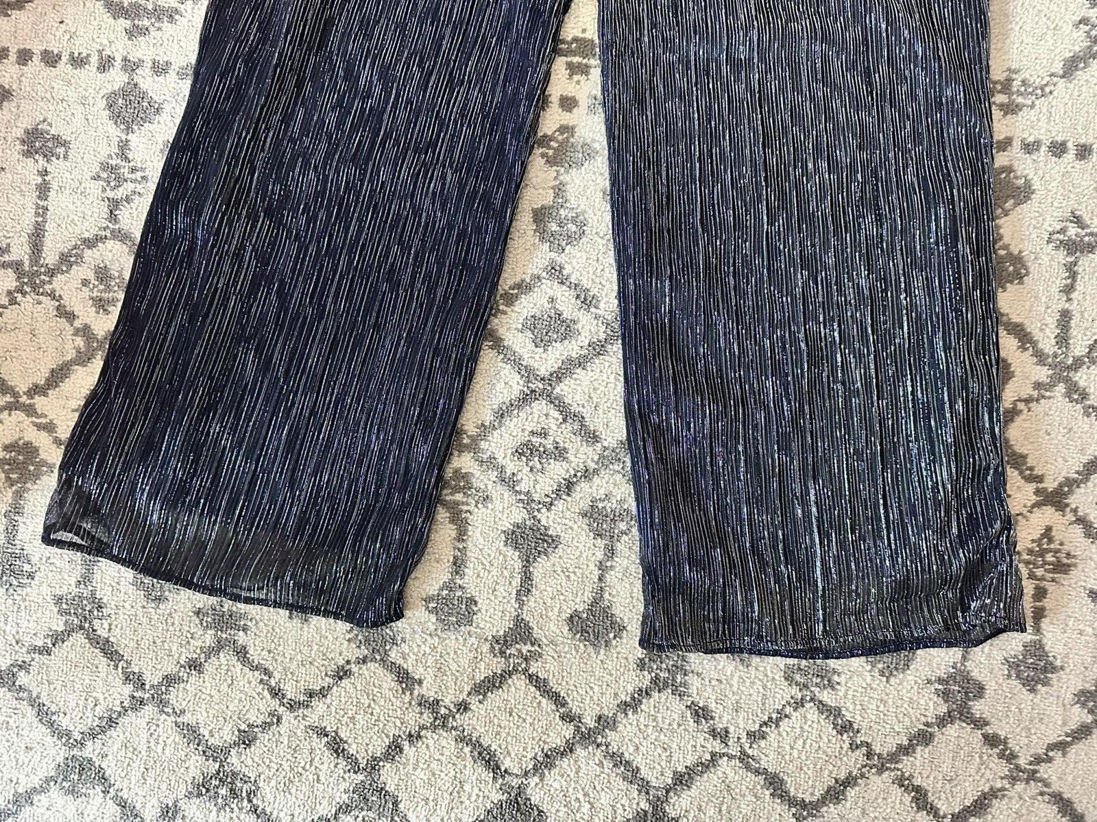 JM Collection Women Sparkle Blue JM Studio by John Meyer Pant Size 34" / US 12 / IT 48 - 5 Thumbnail