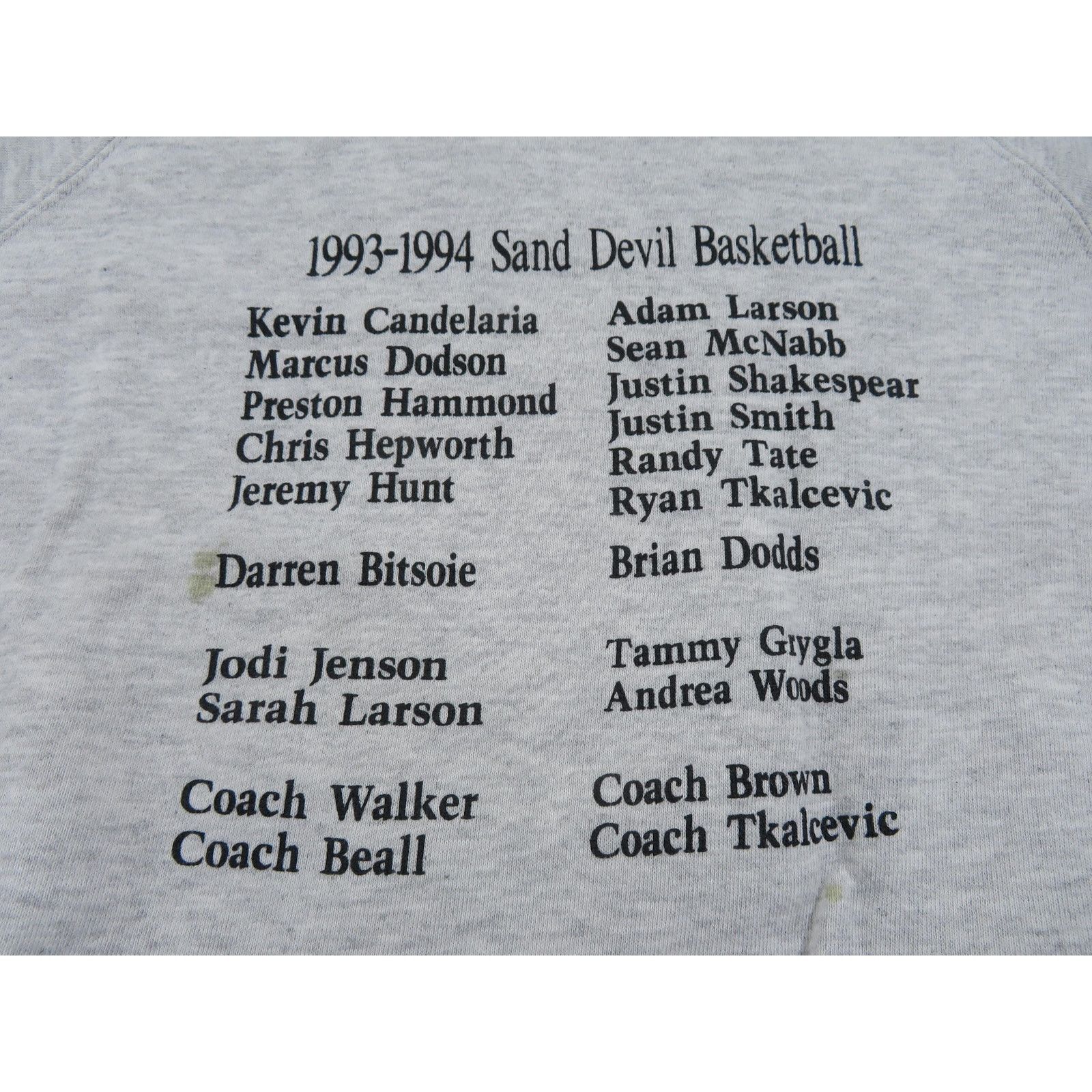 Other Sand Devil Sweatshirt, Basketball, Double Sided Sz XL? 1990s Size US XL / EU 56 / 4 - 4 Thumbnail