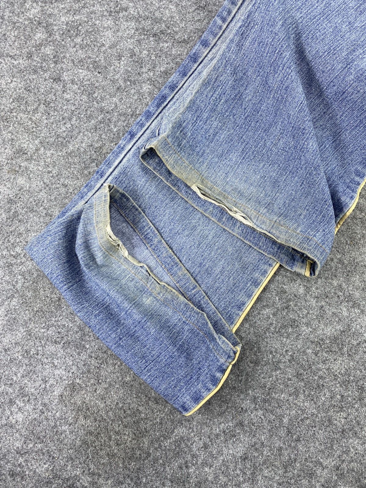 Japanese Brand × Jean Beremo Blue Wash Flare Jeans - J992 Size 29" - 13 Thumbnail