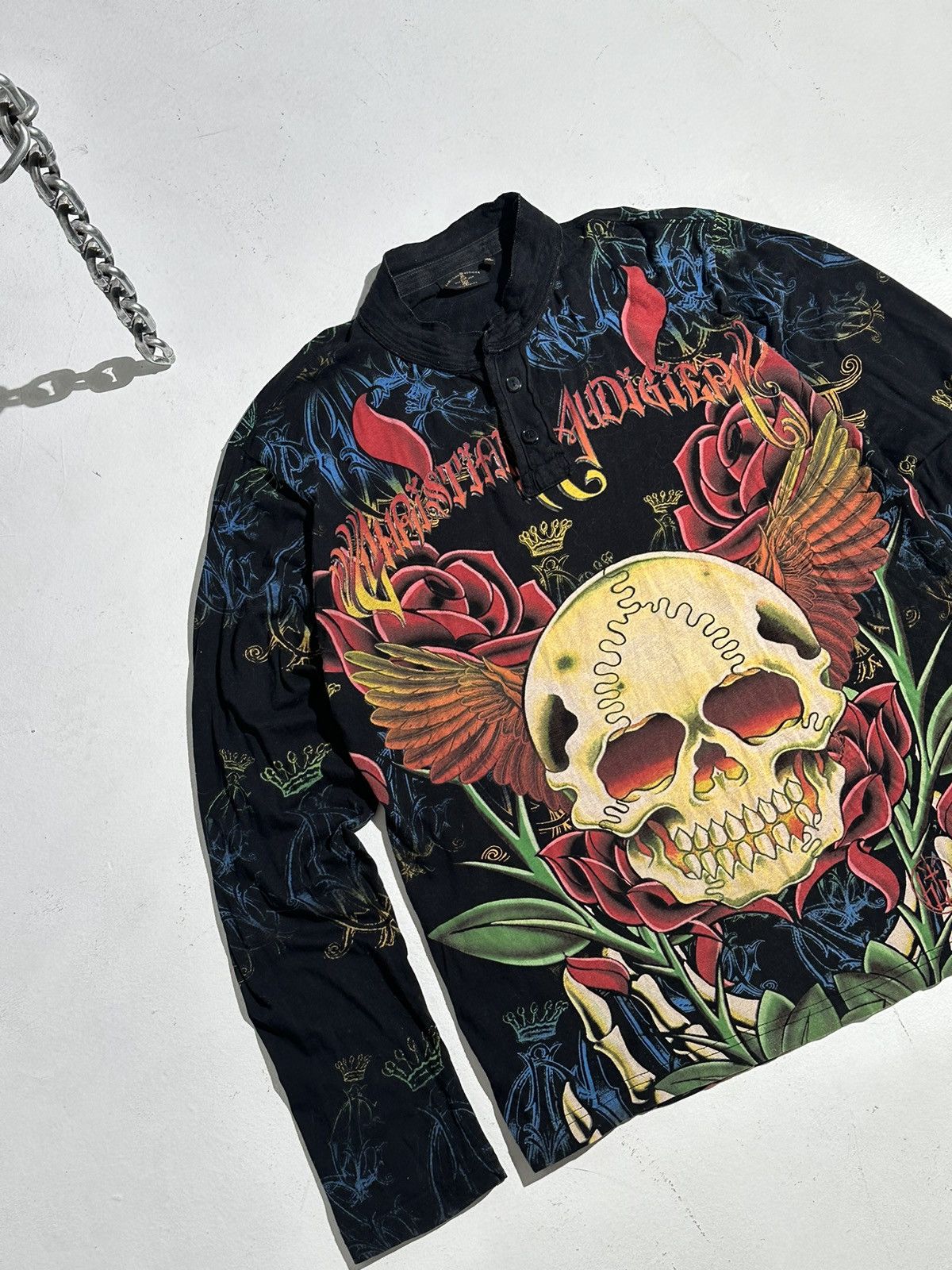 Christian Audigier Christian audigier long sleeve tshirt Size US XL / EU 56 / 4 - 3 Thumbnail