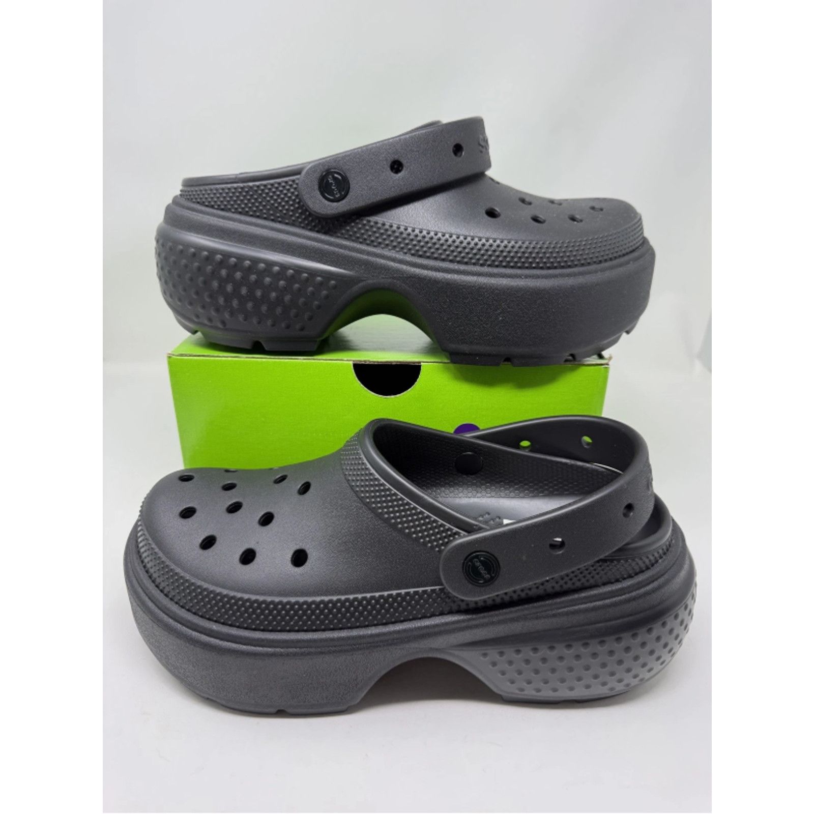 Crocs Crocs Stomp Clog Croc Black WMNS 11 Size US 11 / IT 41 - 8 Thumbnail