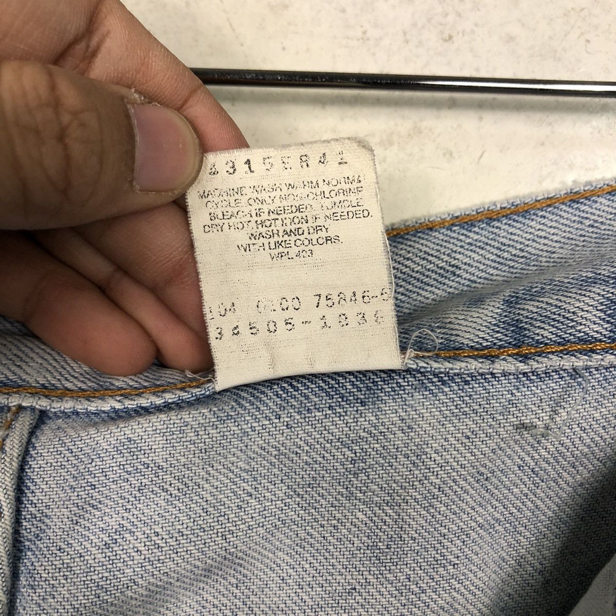 Levi's 📌Vintage Short Denim Jeans Levi's Lot 505 Biker Style Size US 32 / EU 48 - 21 Thumbnail