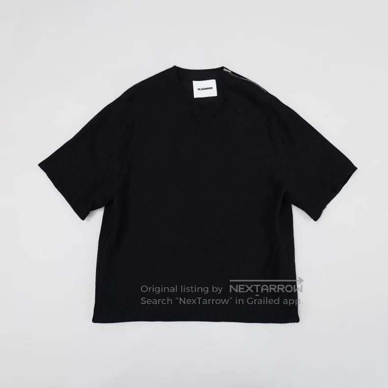 Jil Sander size 46 Black Men's Short Sleeves