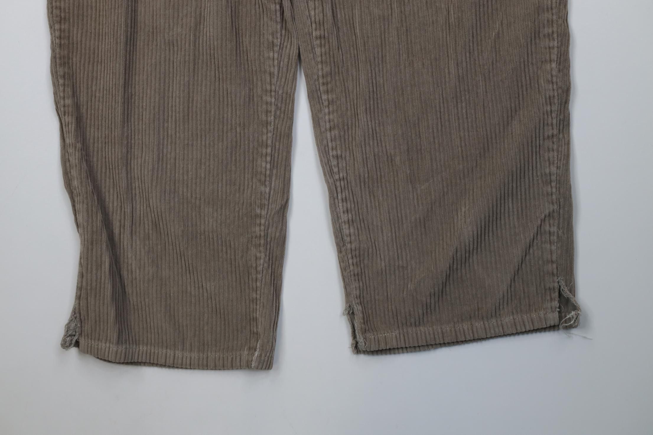Levi's Vintage 90s Levis SilverTab Wide Leg Corduroy Pants USA Size US 32 / EU 48 - 4 Thumbnail