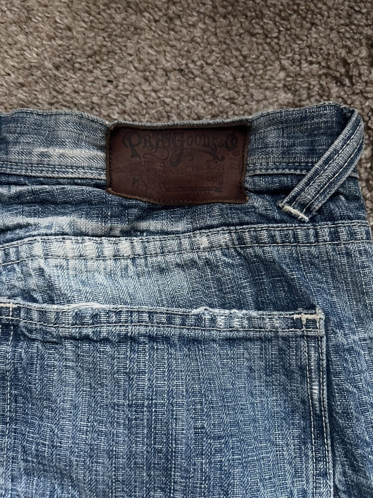 Prps Prps Denim Distressed Jeans Size US 32 / EU 48 - 7 Thumbnail