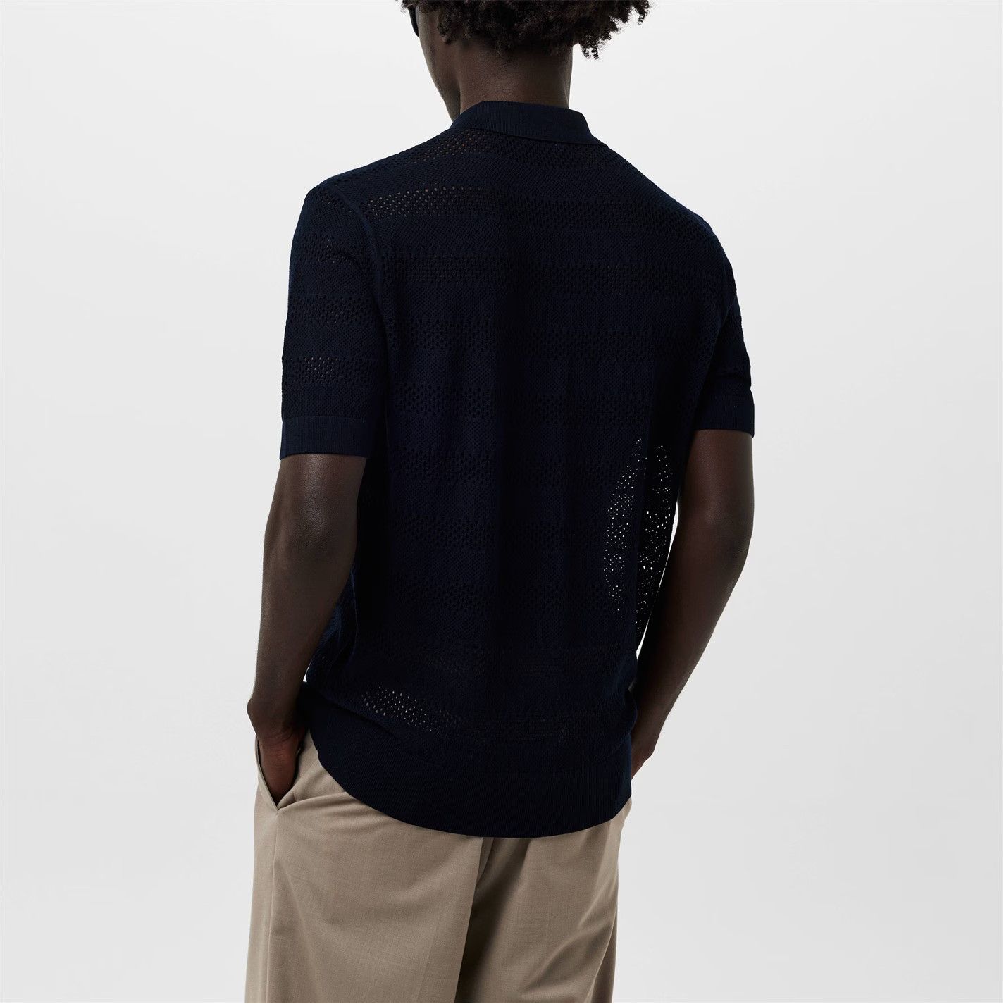 Dries Van Noten o1g2r1mq0426 Mercy Polo Shirt in Navy Size US L / EU 52-54 / 3 - 4 Thumbnail
