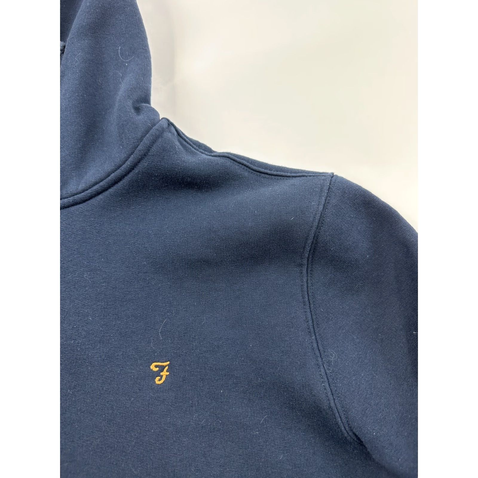 Farah Farah Hoodie Sweatshirt Mens 2XL Full Zip Blue Hooded Size US XXL / EU 58 / 5 - 4 Thumbnail