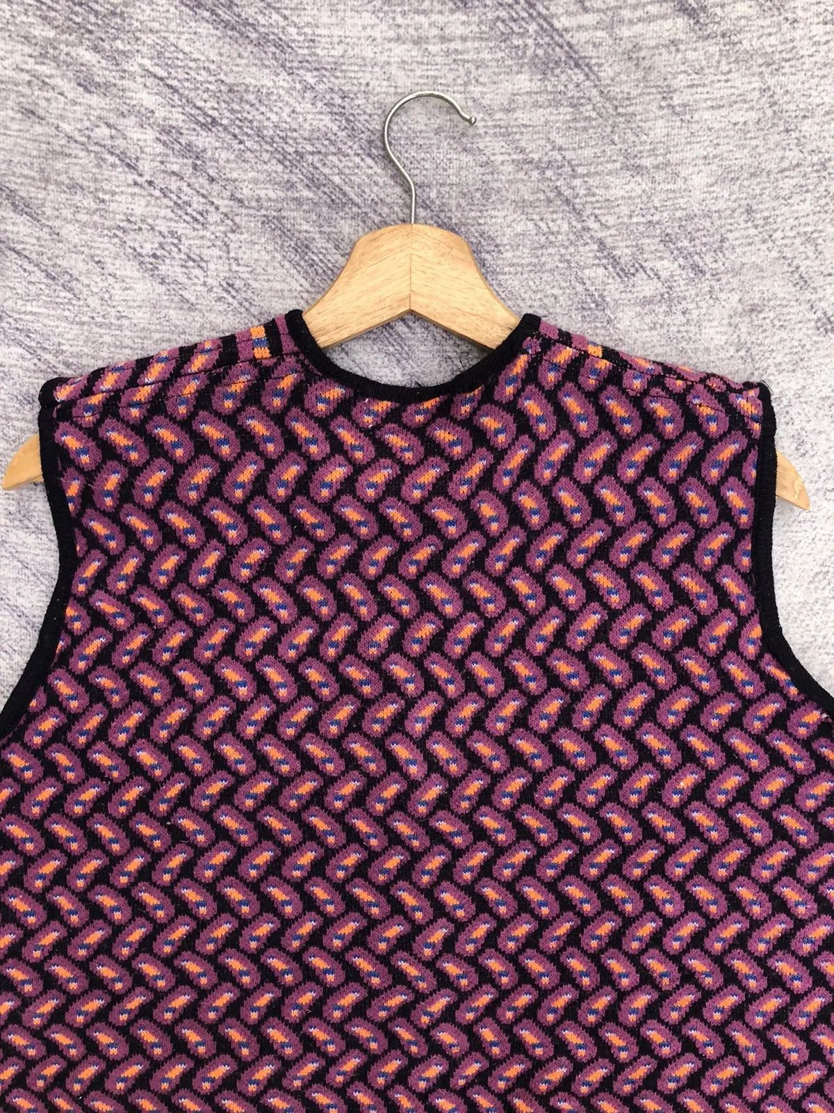 Designer 💥Very Rare KnitVest Vintage Pattern Size US M / EU 48-50 / 2 - 9 Thumbnail