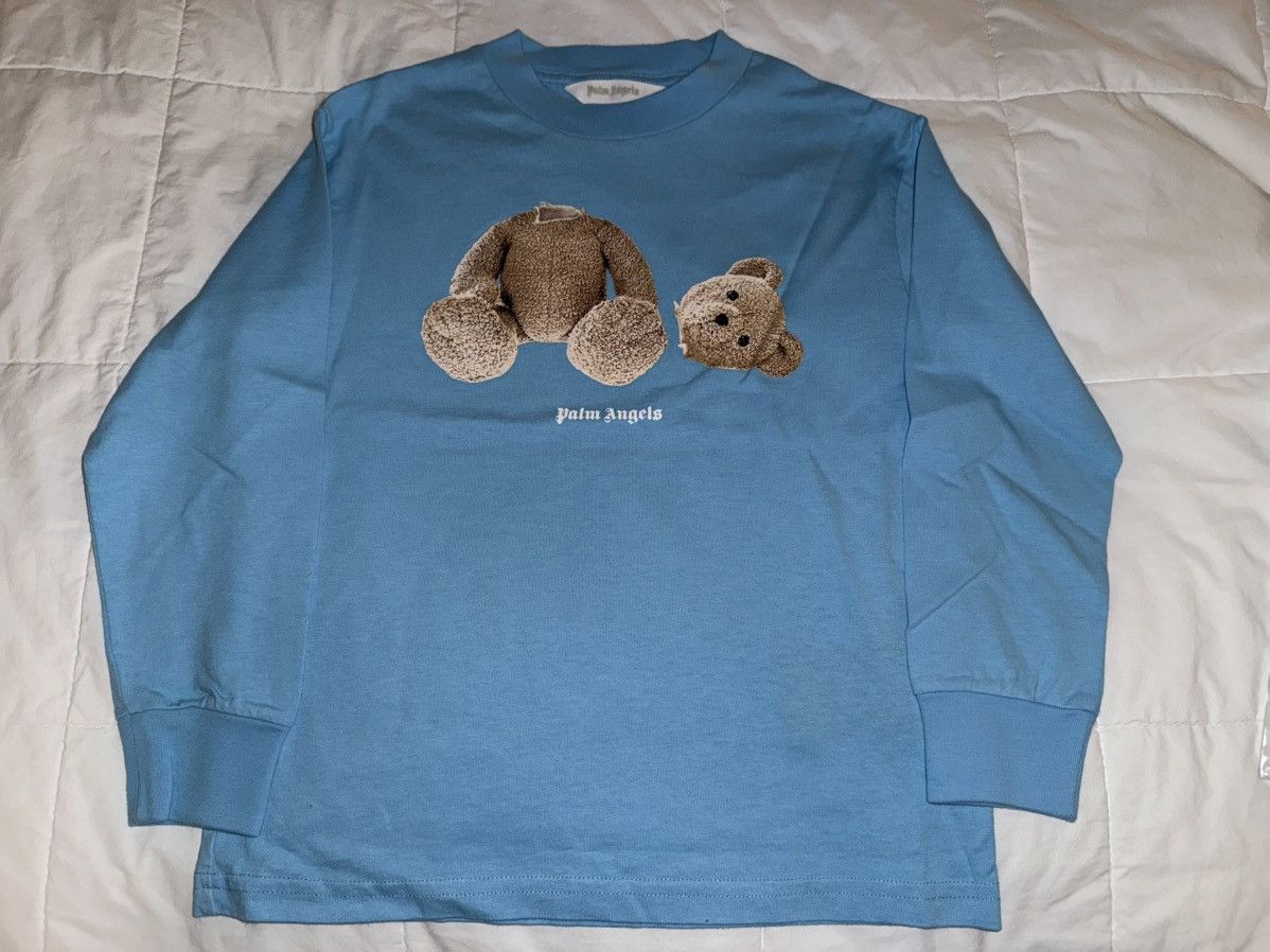 Palm Angels Palm Angels Youth 4 “Broken Teddy Bear” L/S T-Shirt Tee kill Size US XXS / EU 40 - 4 Thumbnail