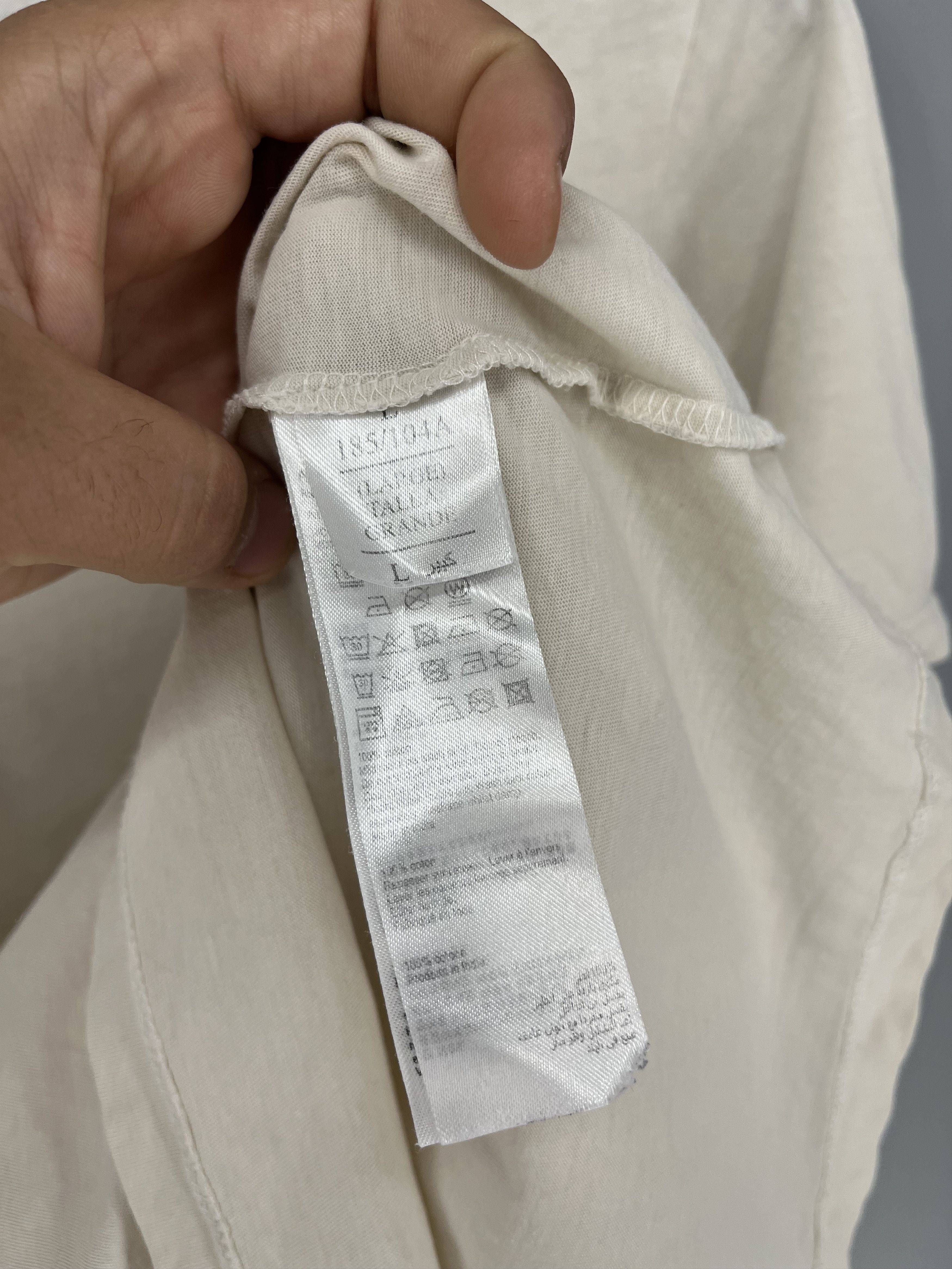 Allsaints Vintage Basic Allsaints Mini Logo Basic Tee Old Money Size US L / EU 52-54 / 3 - 7 Thumbnail
