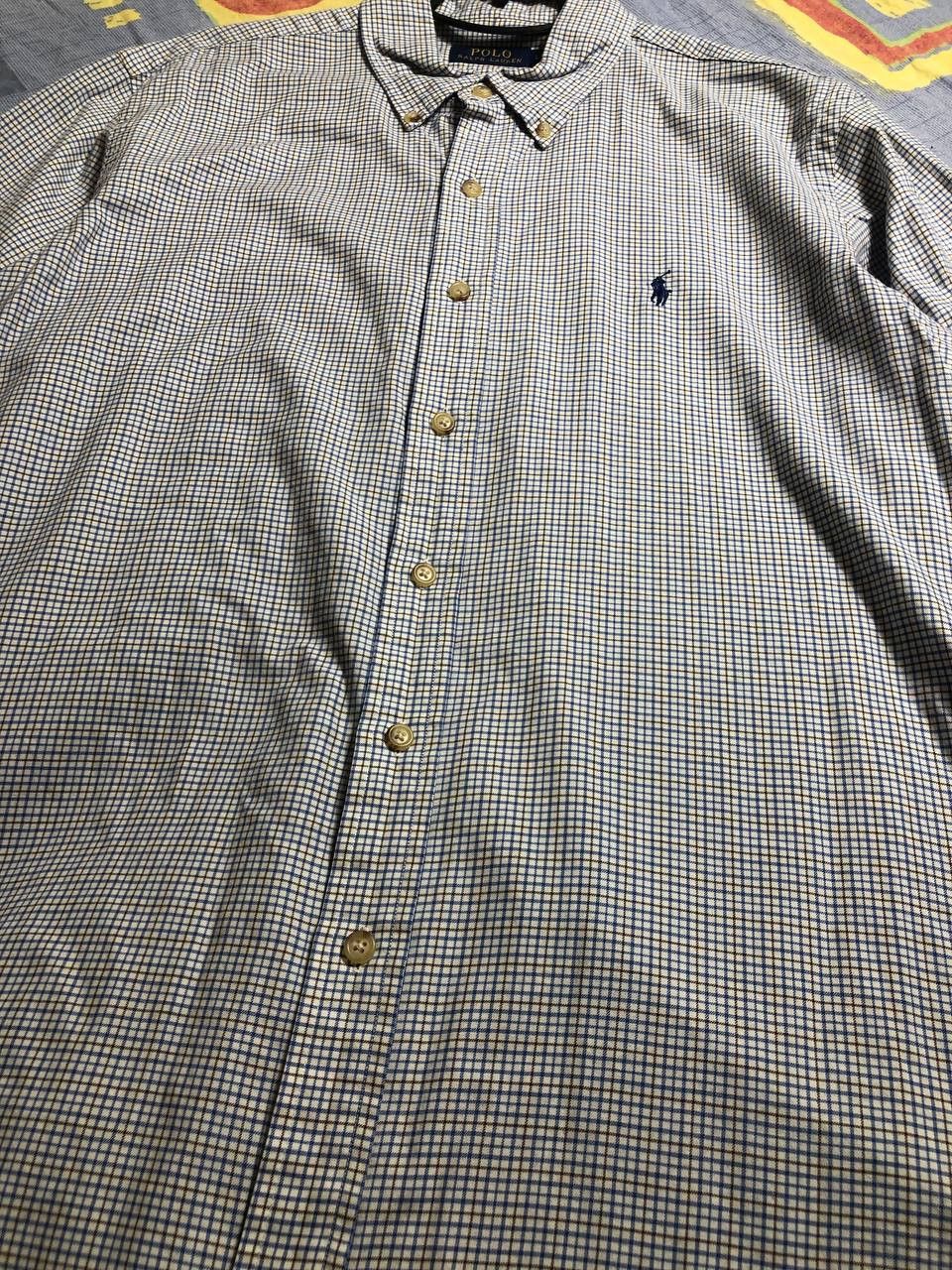 Polo Ralph Lauren × Ralph Lauren × Vintage Vintage POLO RALPH LAUREN Button Up Shirt rare 90s Size US L / EU 52-54 / 3 - 13 Thumbnail