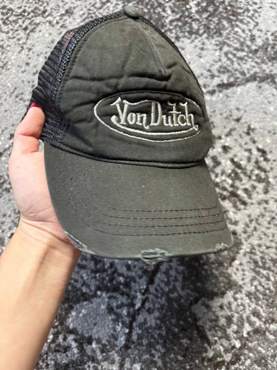 Japanese Brand × Vintage Vintage Y2K Von Dutch Faded Tracker Cap Size ONE SIZE - 1 Thumbnail