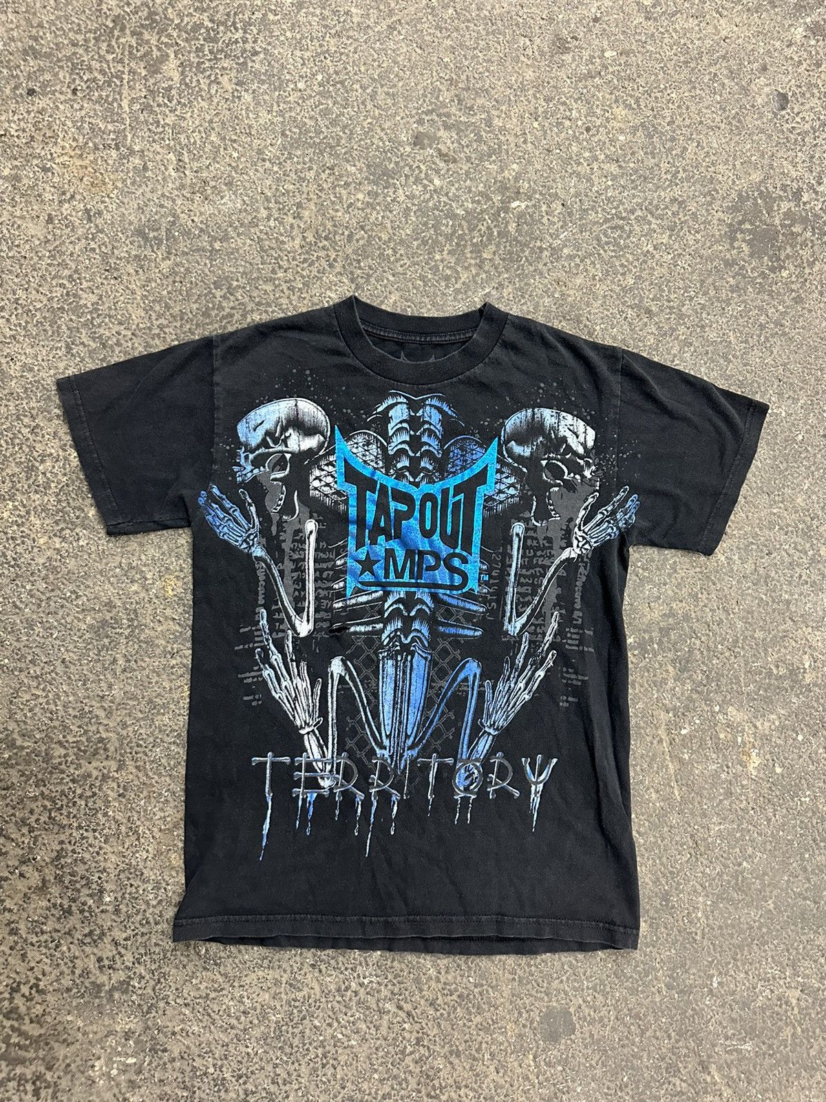 Tapout × Vintage Y2K tap out grunge shirt Size US S / EU 44-46 / 1 - 1 Thumbnail