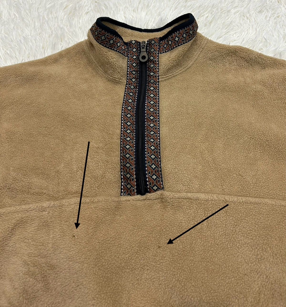 Vintage Woolrich Sherpa Fleece Pullover