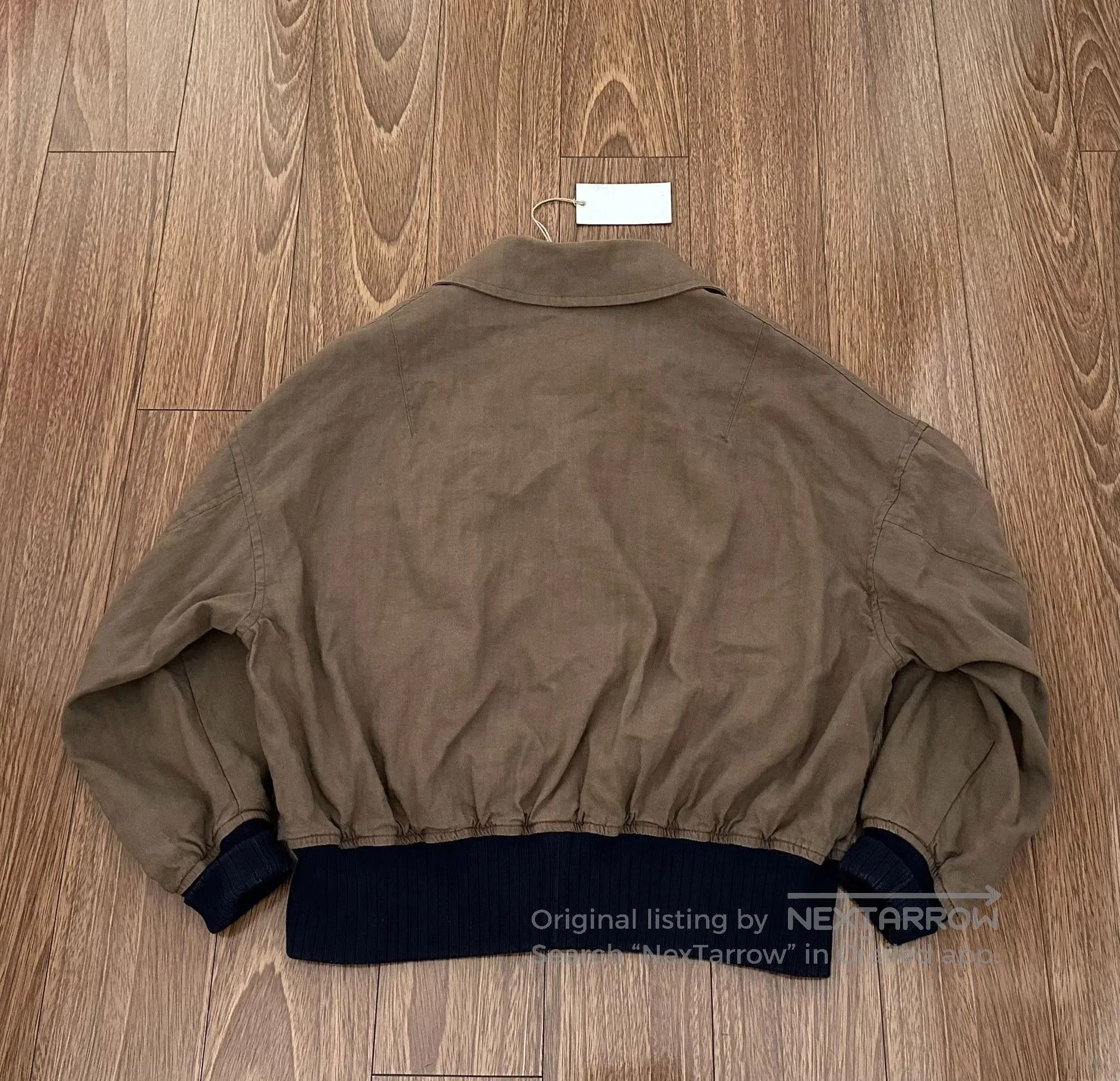 READYMADE reformed coin purse jacket in brown. Size M / US 6-8 / IT 42-44 - 2 Thumbnail