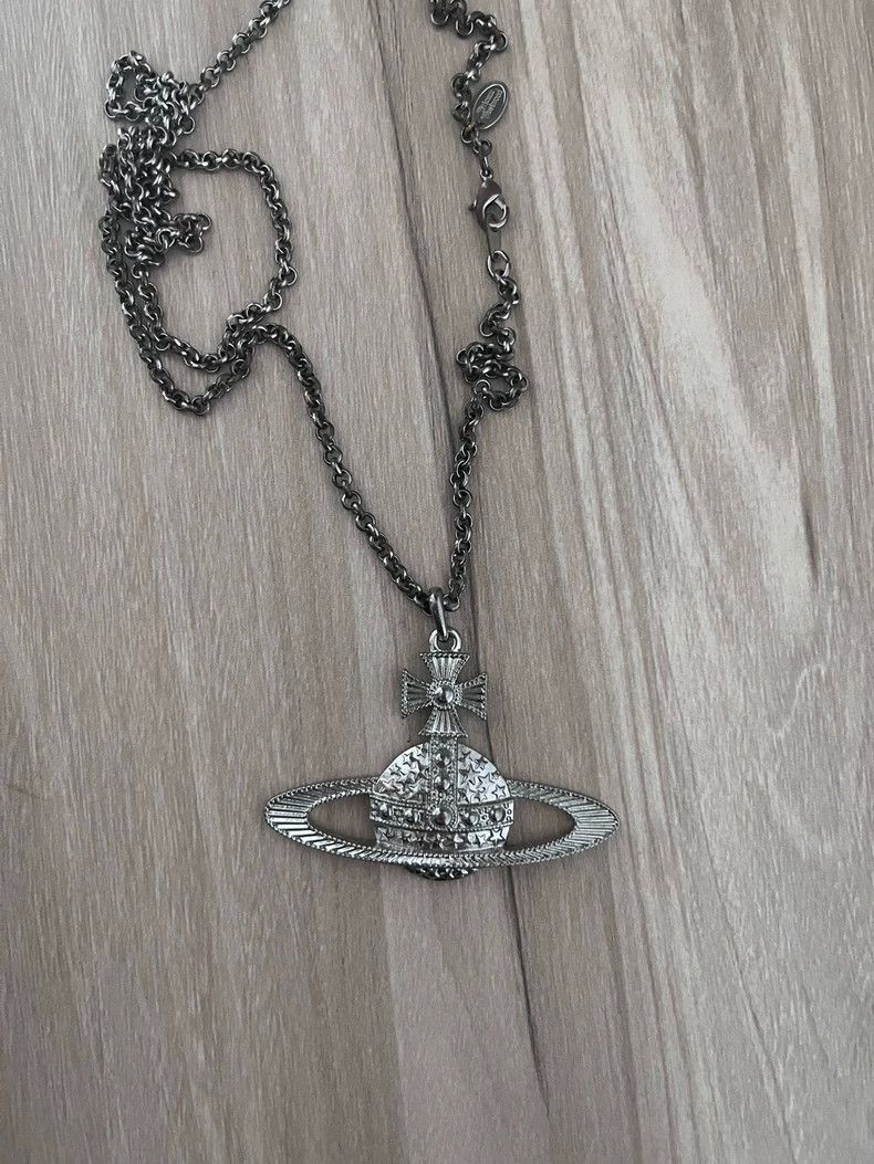 Vivienne Westwood Vivienne Westwood Vintage star relief necklace silver Size ONE SIZE - 3 Thumbnail