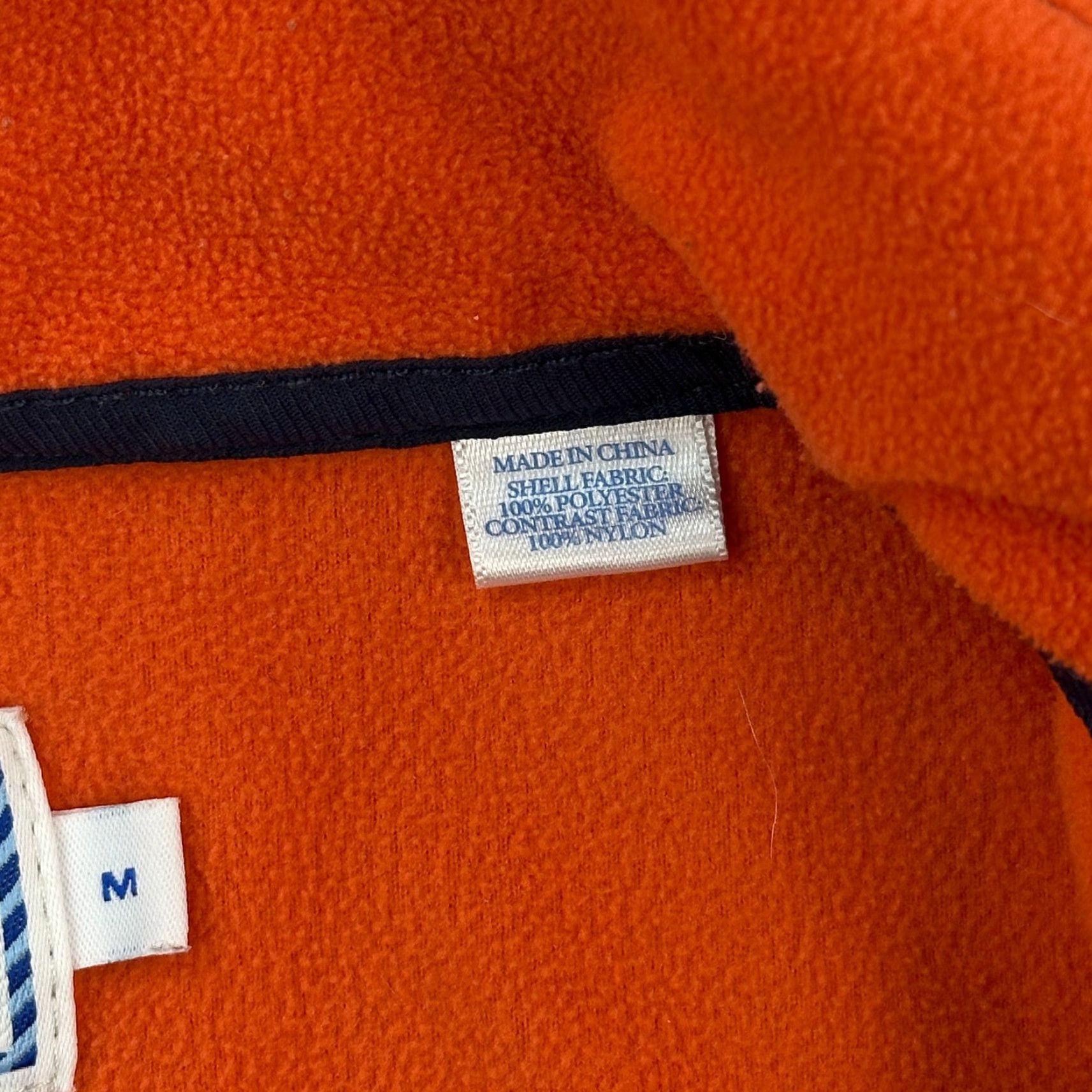 Southern Tide Southern Tide Vest Mens Medium Orange Blue Full Zip Outdoor Golf Preppy Shirt Size US M / EU 48-50 / 2 - 4 Thumbnail