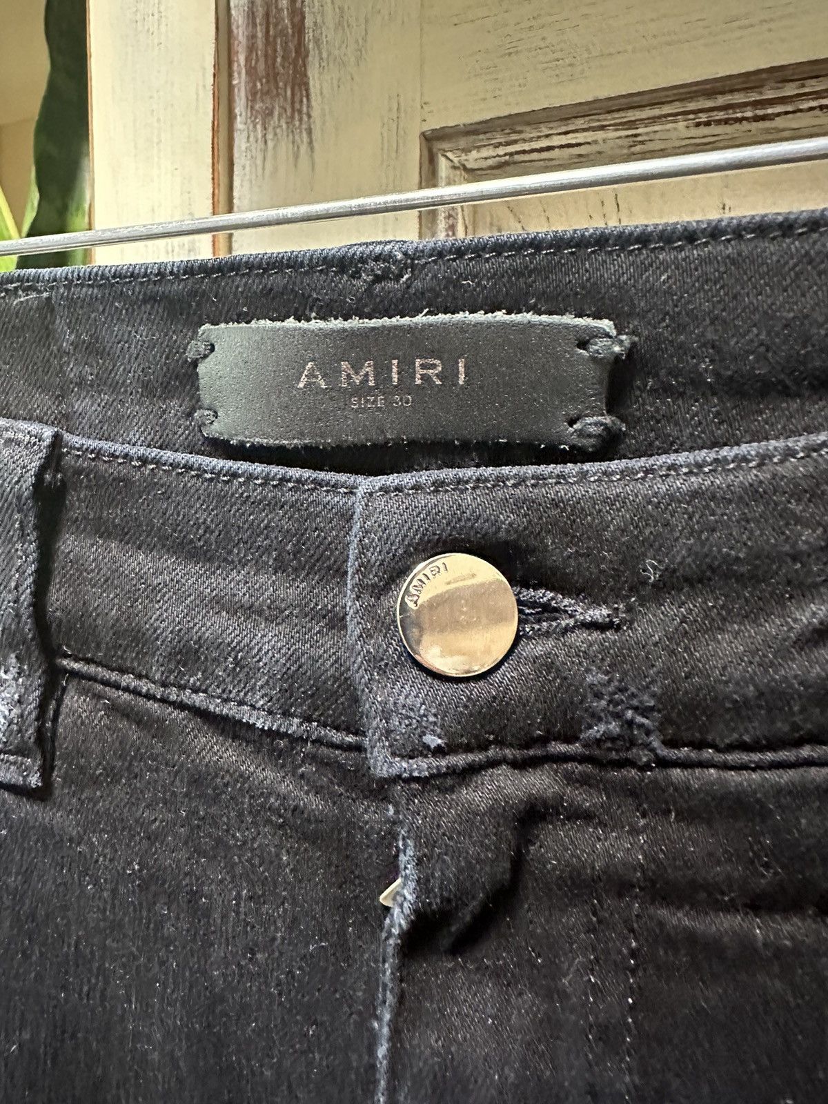 Amiri Mike Amiri Trasher jeans black and white size 30 men’s Size US 30 / EU 46 - 3 Thumbnail