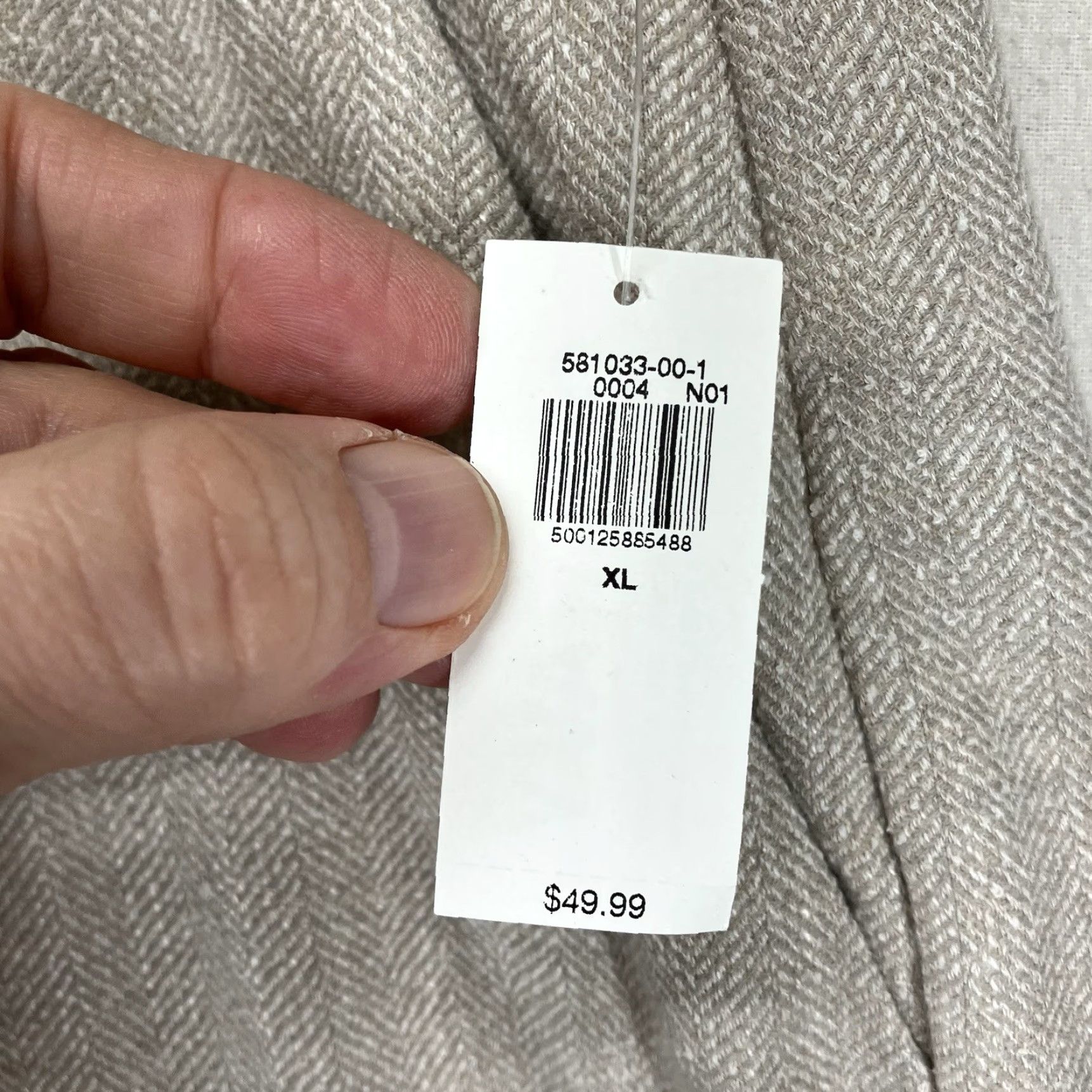 Old Navy Old Navy Pants Wide-Leg NWT XL Extra High Rise Beige 30.5 Inseam Pleated Pockets Relaxed A Line Casual Travel Women Size 40" / US 18 - 4 Thumbnail