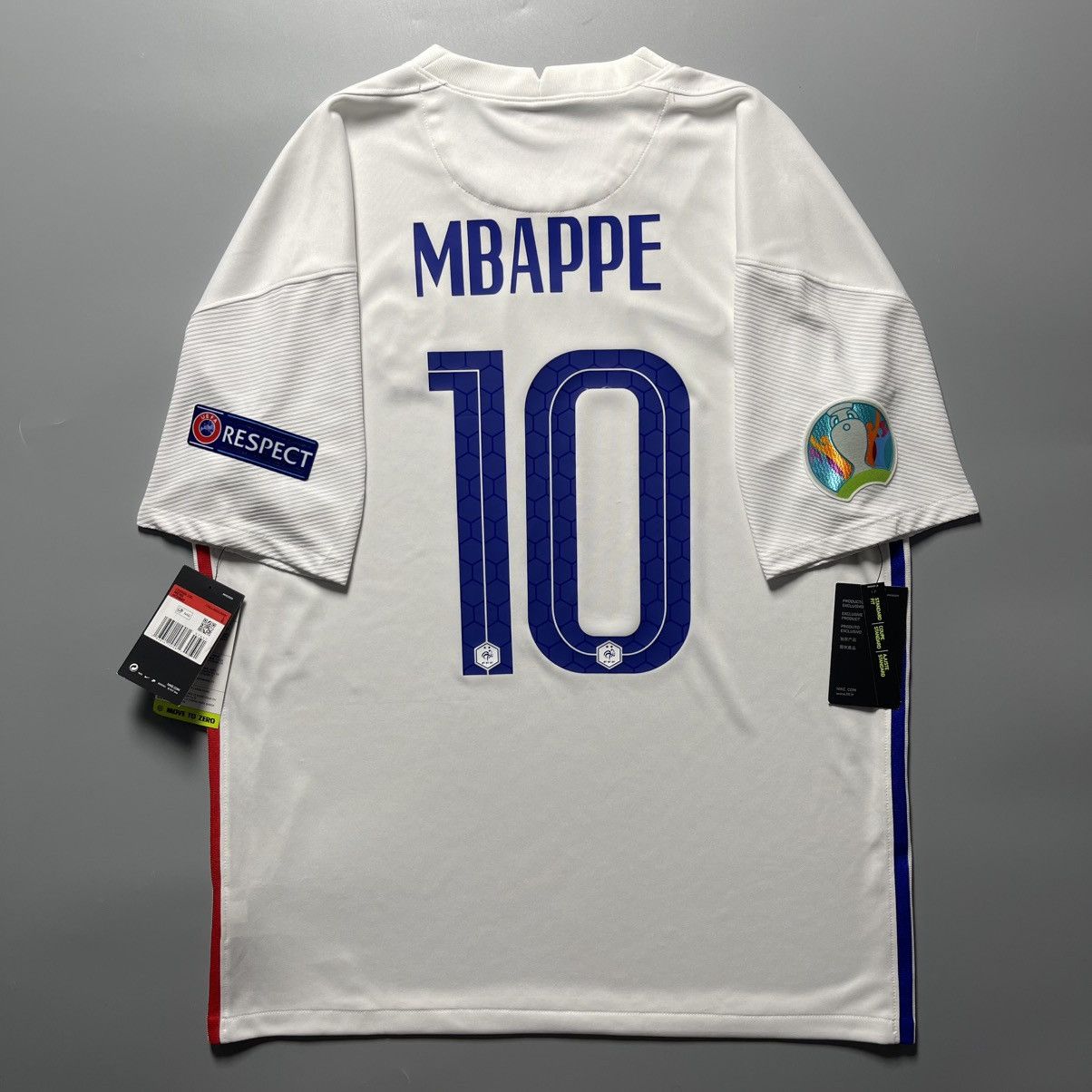 NWT FRANCE NIKE 2020 EURO FOOTBALL AWAY JERSEY #10 MBAPPE