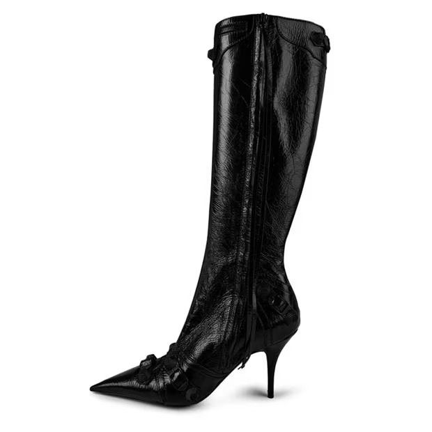 Balenciaga o1g2r1mq0924 90mm Boots in Black Size US 7.5 / IT 37.5 - 2 Thumbnail