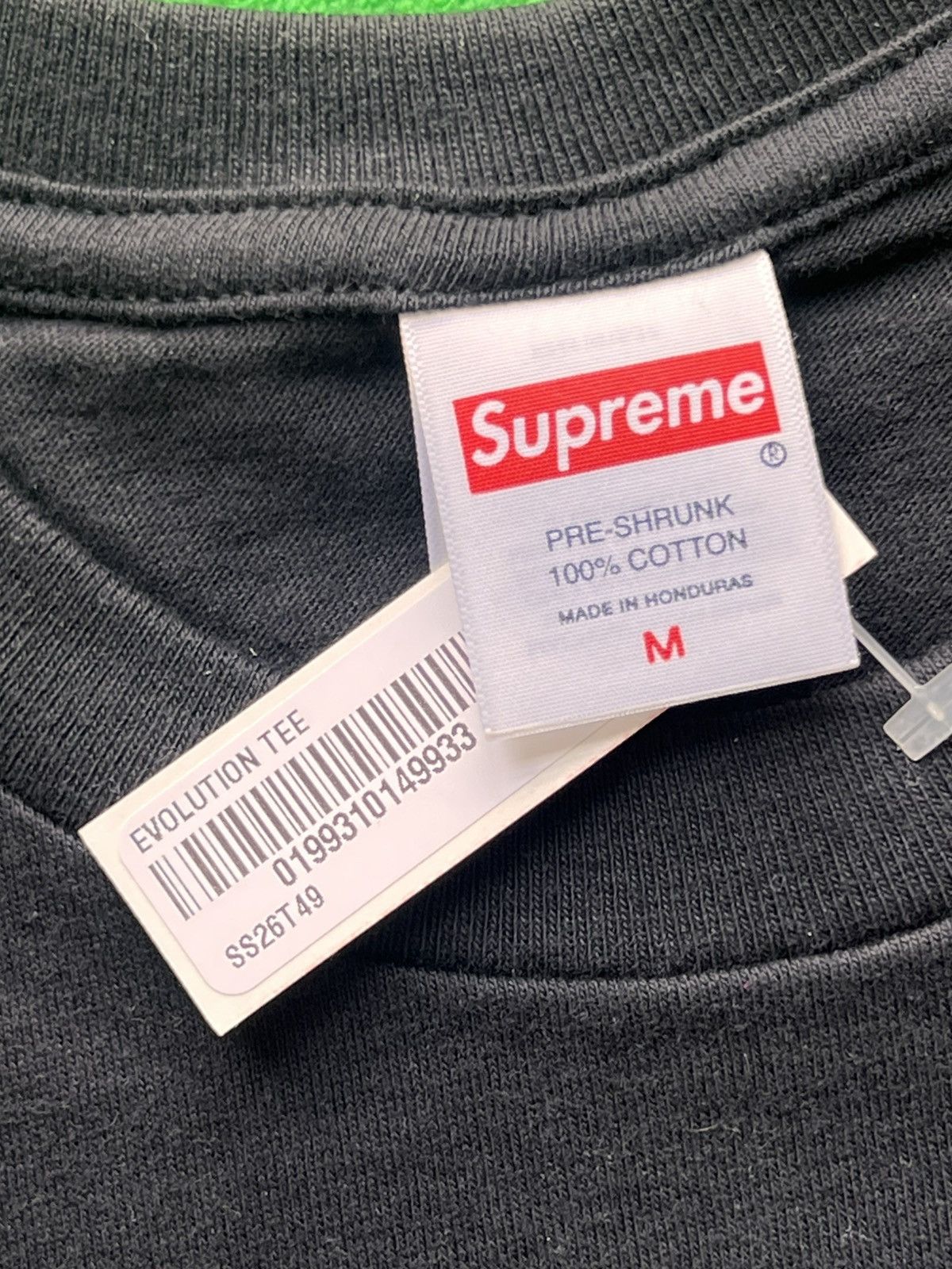 Supreme Supreme Evolution Tee Black M ape human t-shirt primitive Size US M / EU 48-50 / 2 - 22 Thumbnail