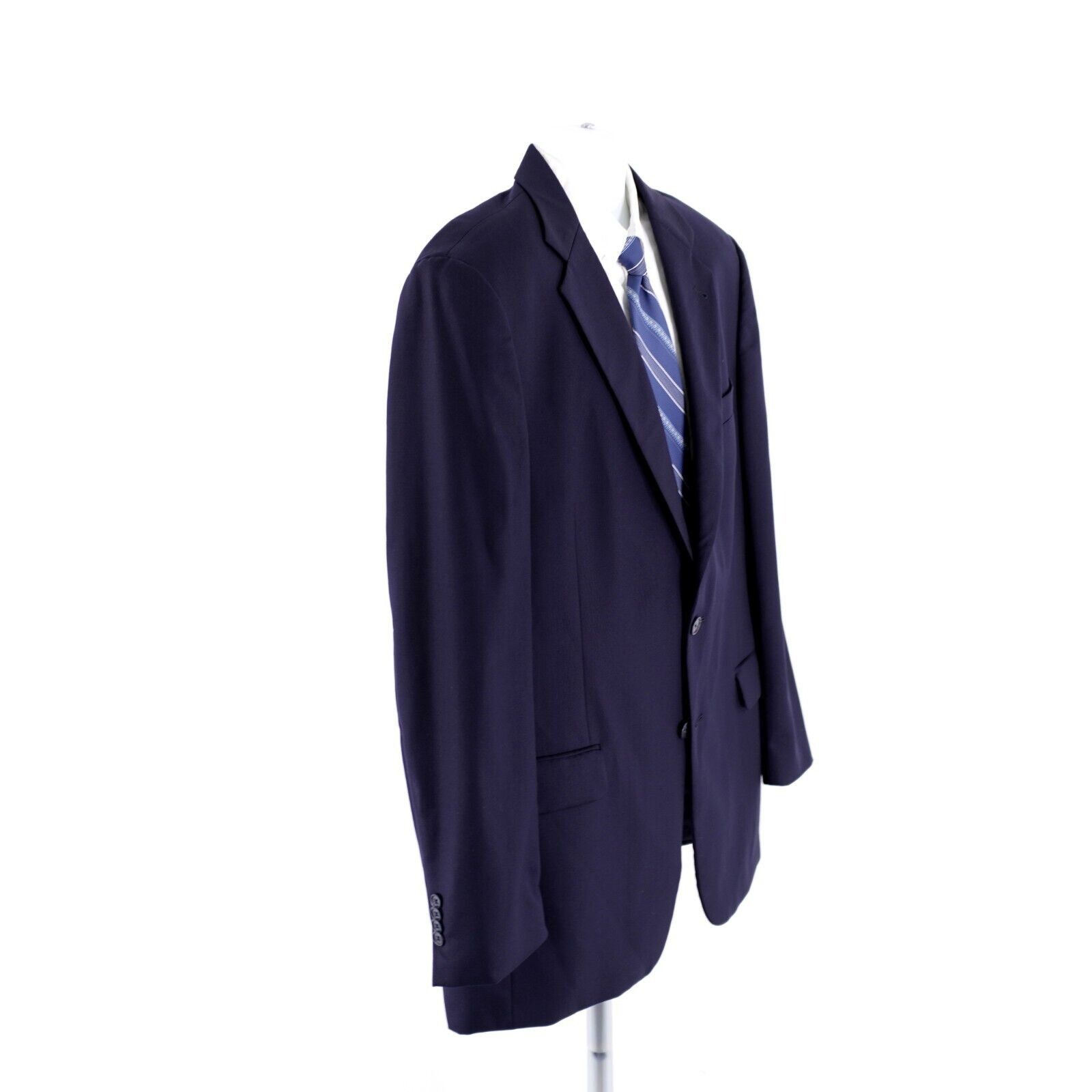 Joseph Abboud Joseph Abboud Blue Wool 2 Button Blazer 42L Or Slim 44L Size 42L - 9 Thumbnail