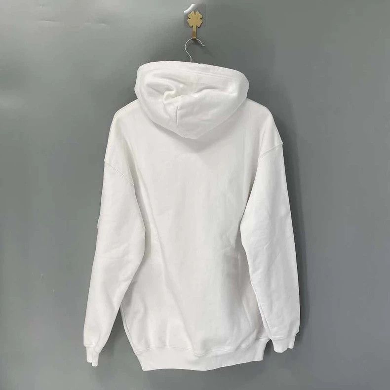 Balenciaga Balenciaga White printed logo hoodie Size US XS / EU 42 / 0 - 2 Thumbnail