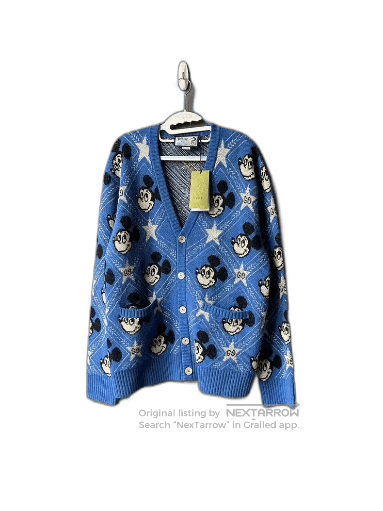 Gucci gucci blue Mickey Cardigan. Size US M / EU 48-50 / 2 - 1 Thumbnail