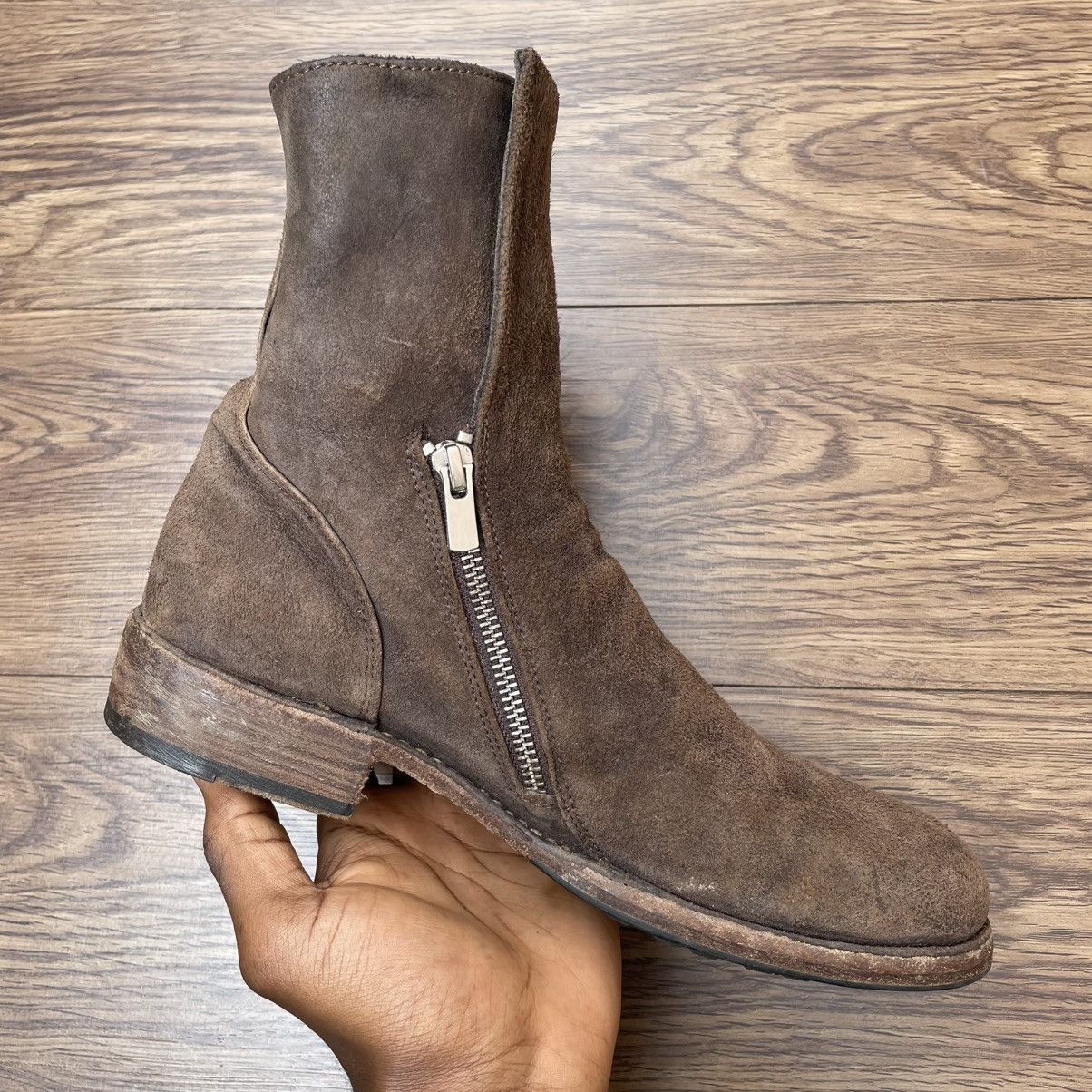 Officine Creative Officine Creative Lexikon 551 Brown Suede Zipped Boots Size US 5.5 / EU 38 - 6 Thumbnail