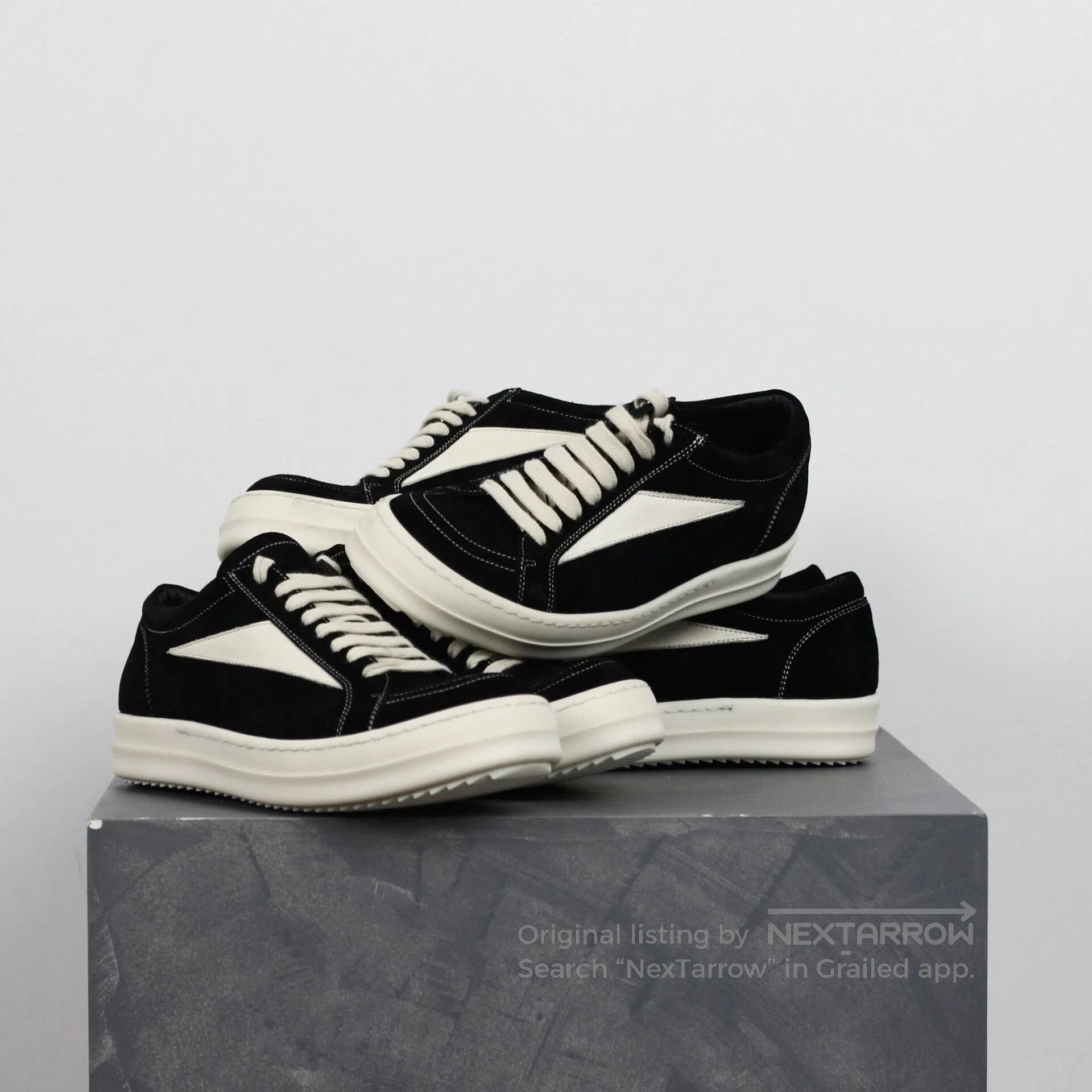 Rick Owens Stylish Rick Owens Suede Sneakers for Women. Size US 6.5 / IT 36.5 - 1 Thumbnail