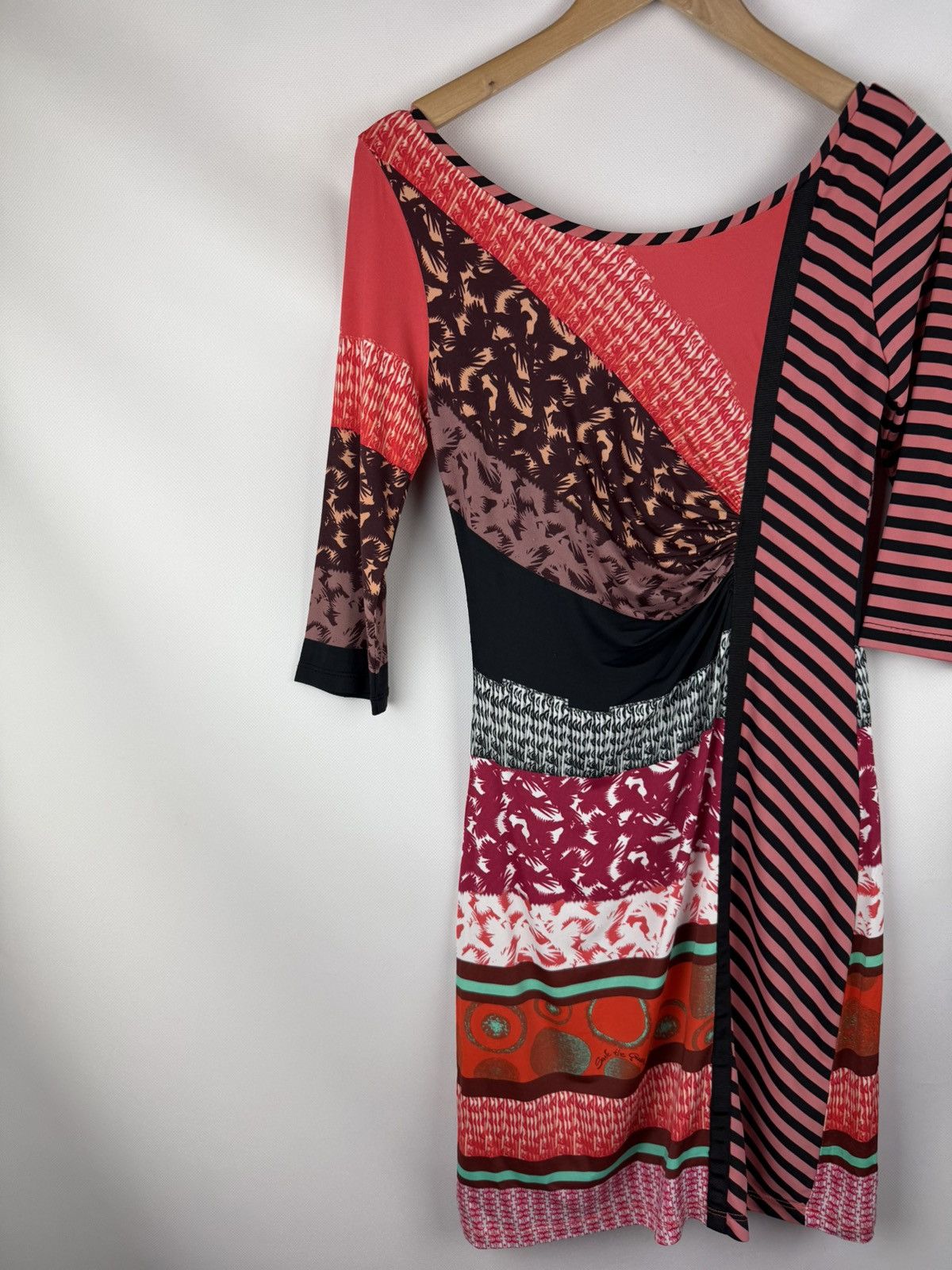 Designer Save The Queen Ladies Y2K Patterned Dress Size S Size S / US 4 / IT 40 - 2 Thumbnail