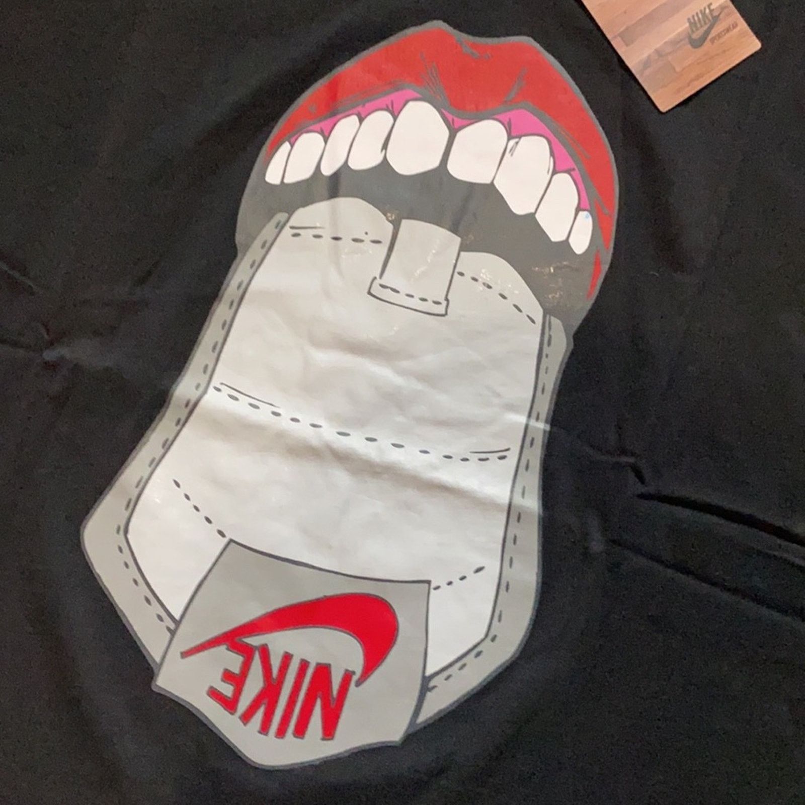 Nike 2008 Nike Shoe Tongue Short Sleeve Size US L / EU 52-54 / 3 - 2 Thumbnail