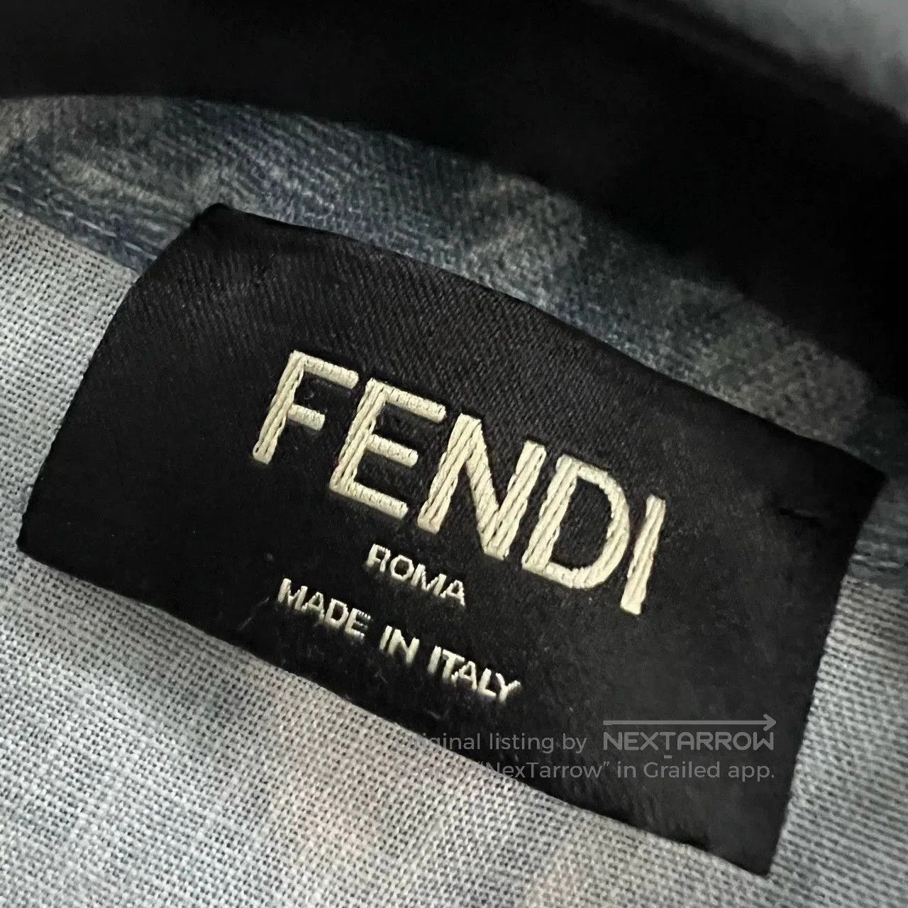 Fendi fendi blue printed short sleeve shirt. Size US M / EU 48-50 / 2 - 5 Thumbnail