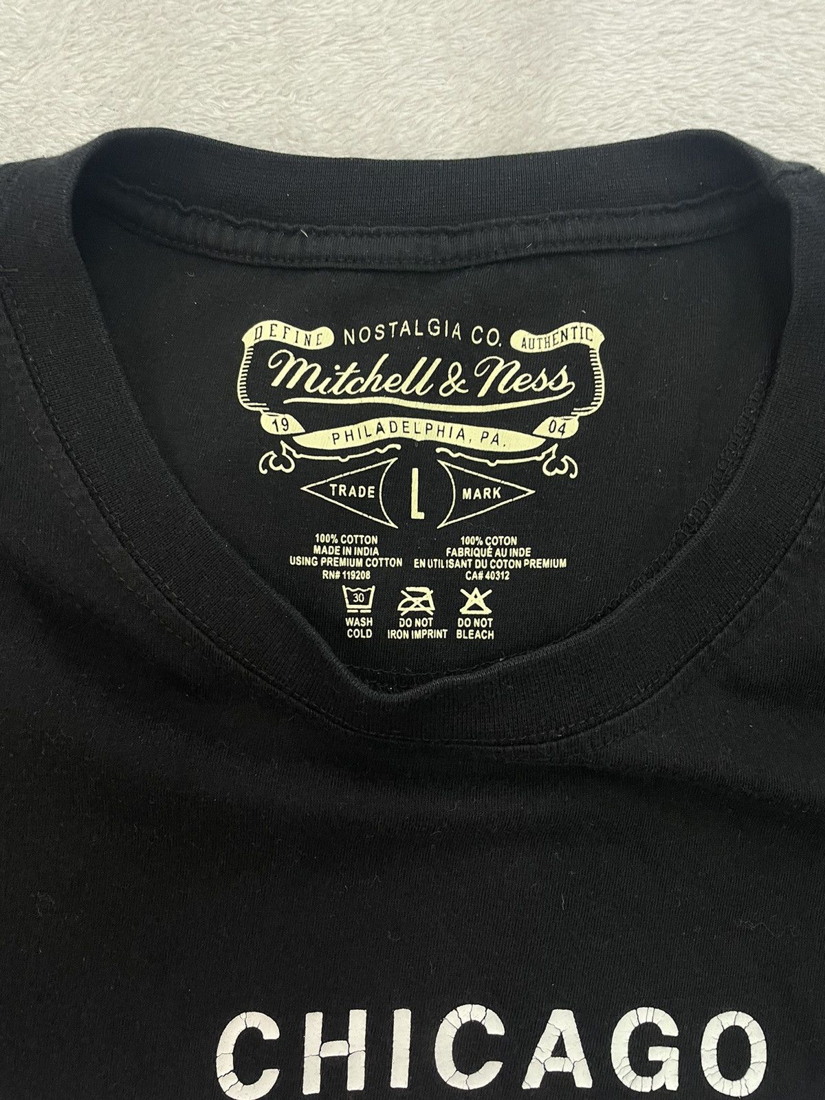 Mitchell & Ness × NBA × Vintage Vintage Mitchell & Ness x Chicago Bulls T-Shirt - Size L Size US L / EU 52-54 / 3 - 4 Thumbnail