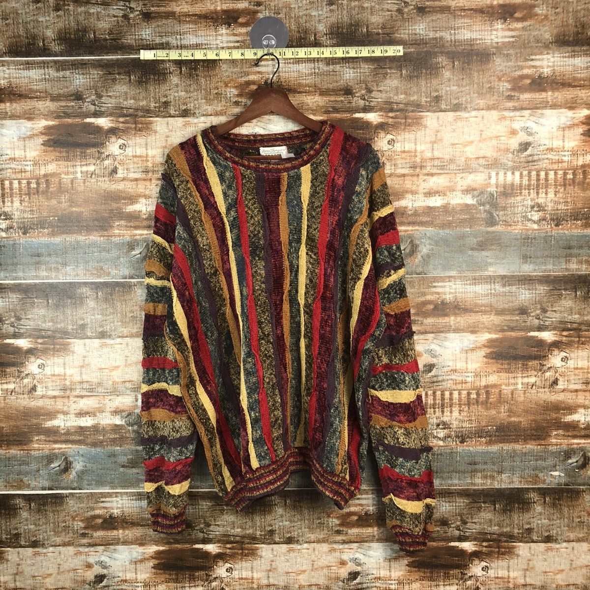 Homespun Knitwear DL Norm Thompson Tundra Jerry Lane Beige Knitwear #C668 Size US XL / EU 56 / 4 - 1 Thumbnail